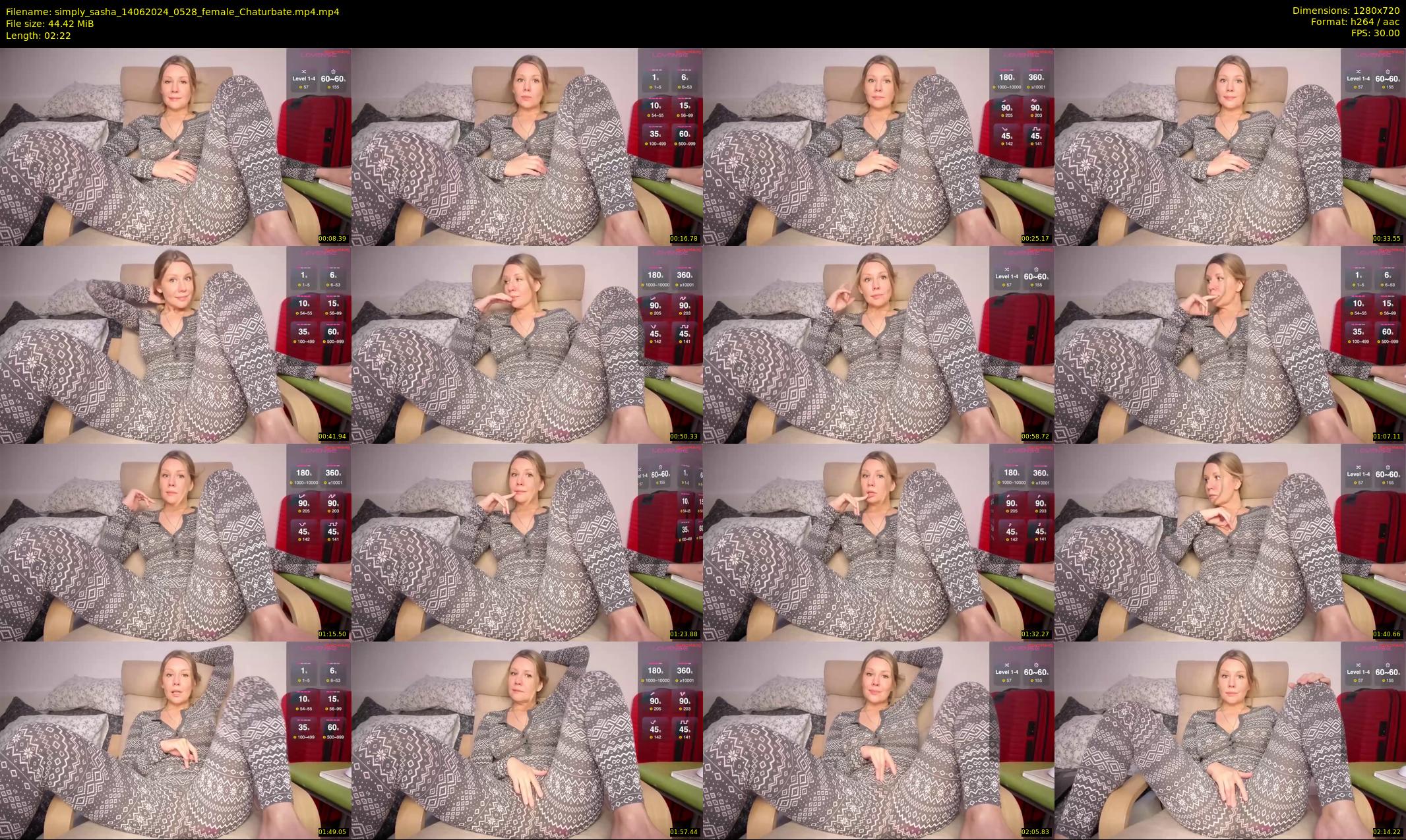 simply_sasha — 3 minute Chaturbate female cam show recording, 720p, Jun 14, 2024