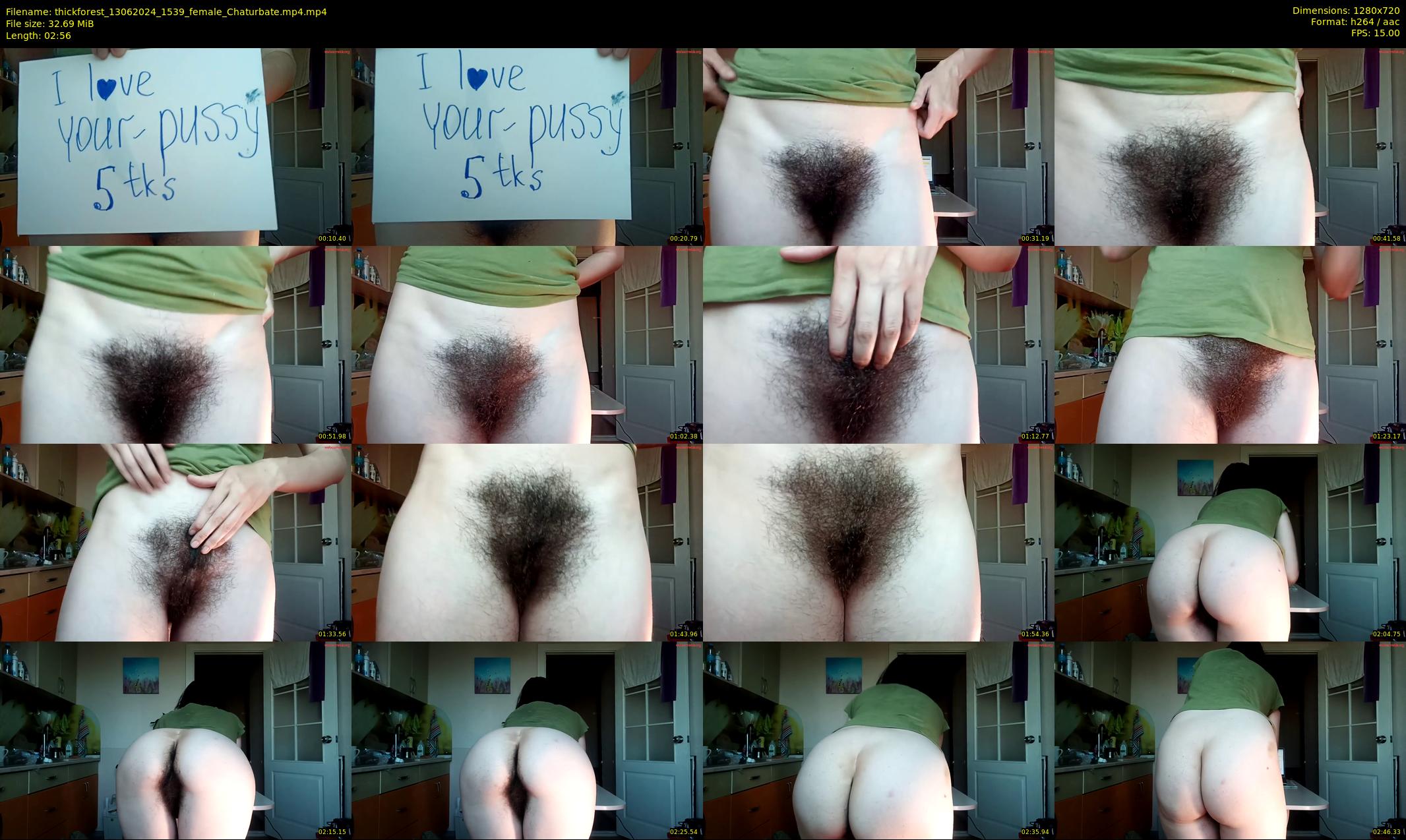 thickforest — 3 minute Chaturbate female cam show recording, 720p, Jun 13, 2024