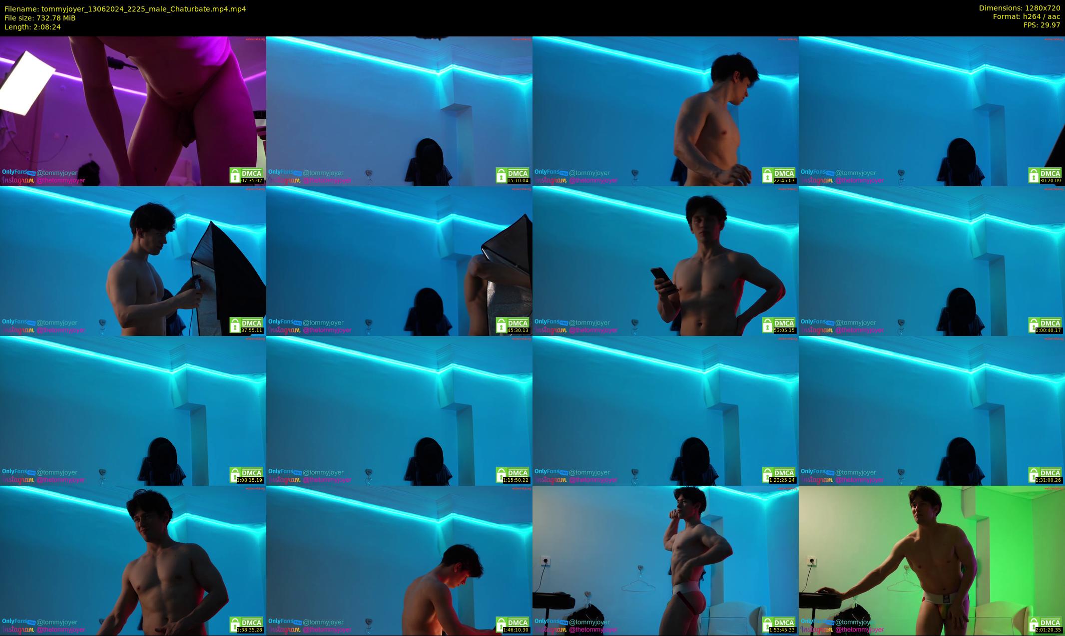 tommyjoyer — 129 minute Chaturbate male cam show recording, 720p, Jun 13, 2024