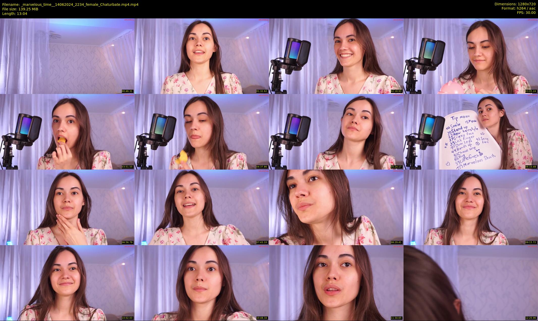 _marvelous_time_ — 14 minute Chaturbate female cam show recording, 720p, Jun 14, 2024