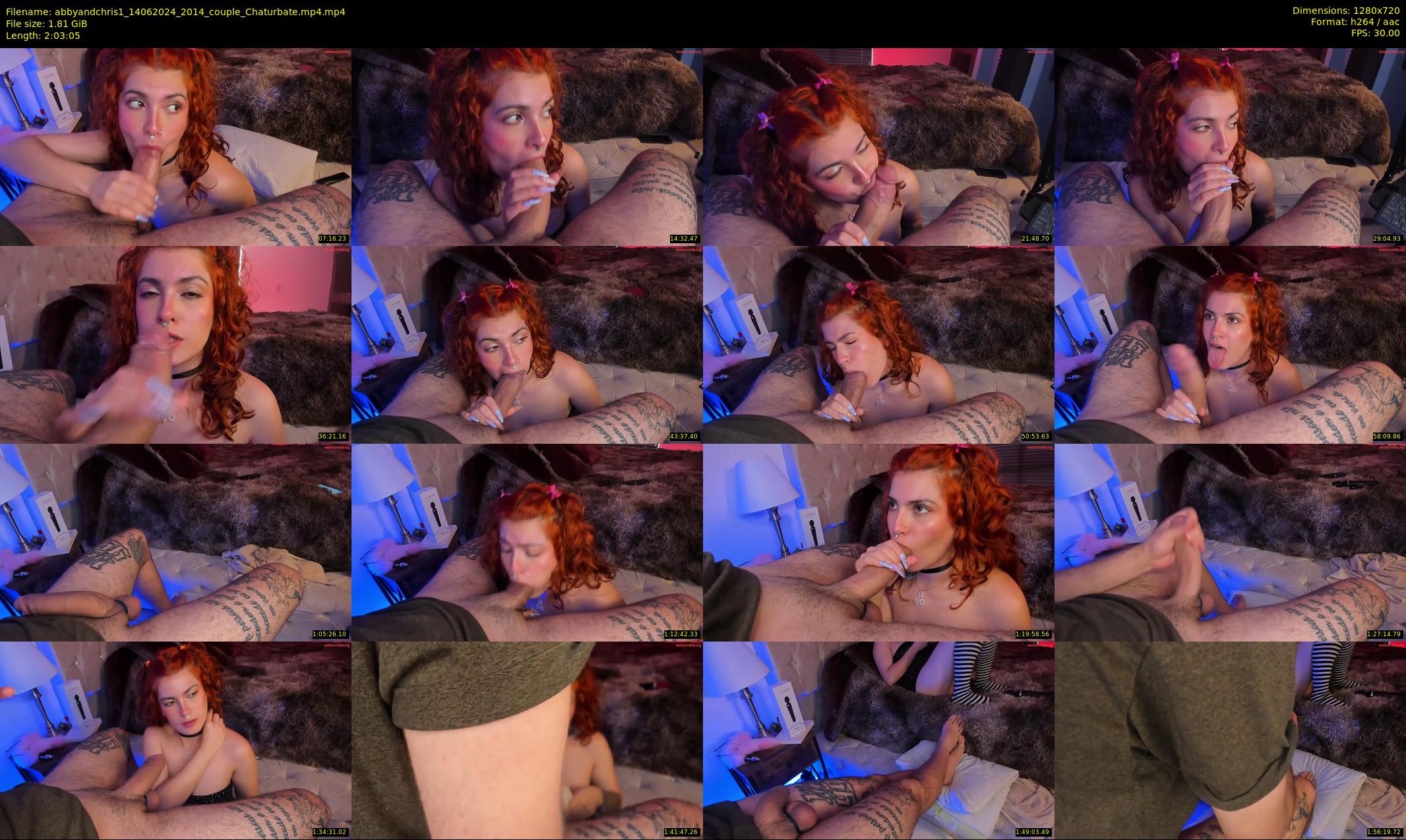 abbyandchris1 — 124 minute Chaturbate couple cam show recording, 720p, Jun 14, 2024