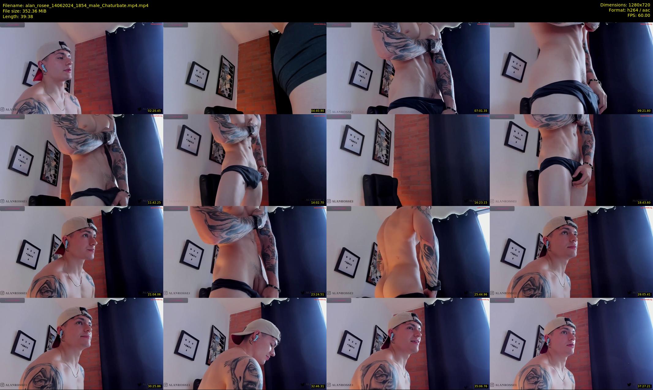 alan_rosee — 40 minute Chaturbate male cam show recording, 720p, Jun 14, 2024