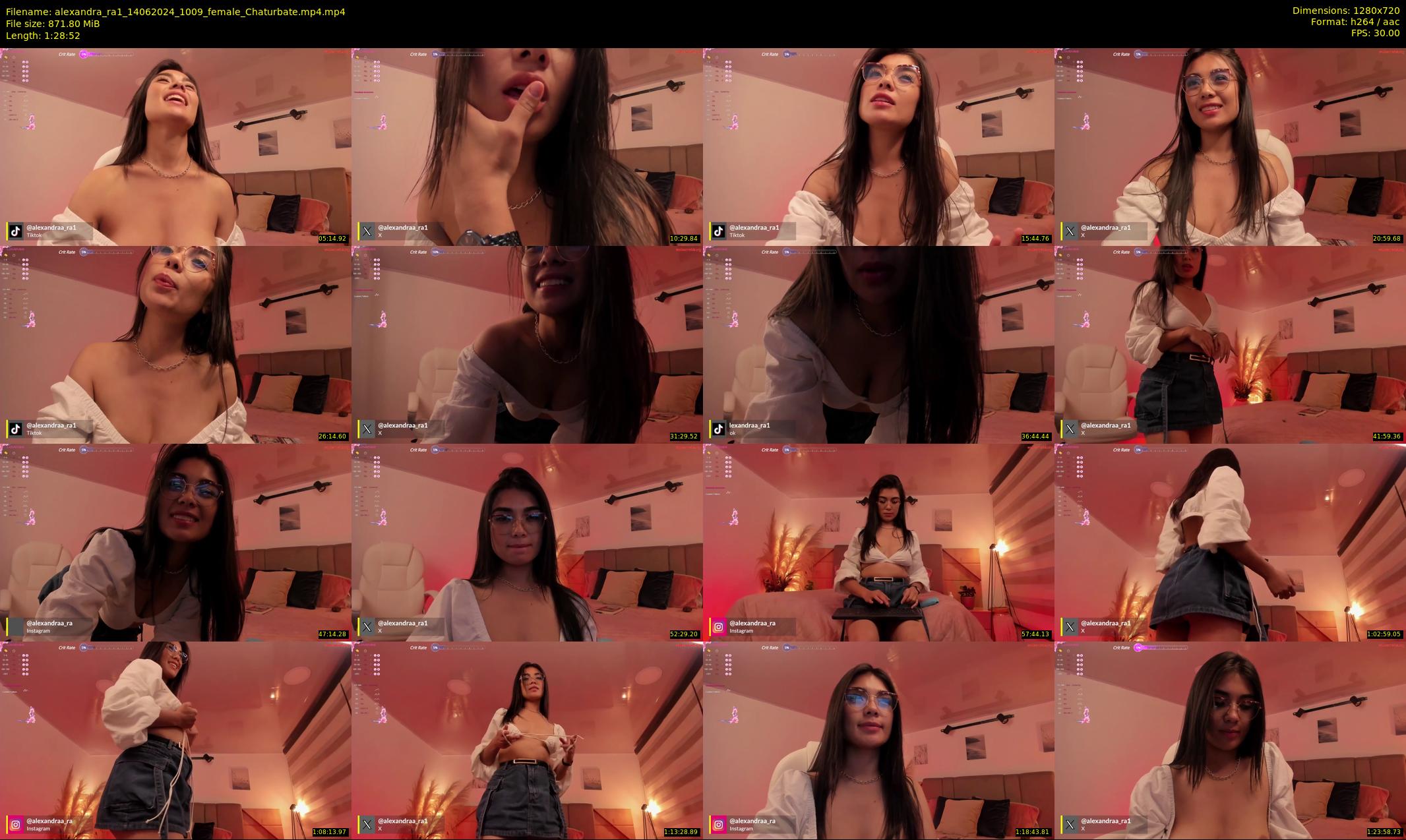 alexandra_ra1 — 89 minute Chaturbate female cam show recording, 720p, Jun 14, 2024
