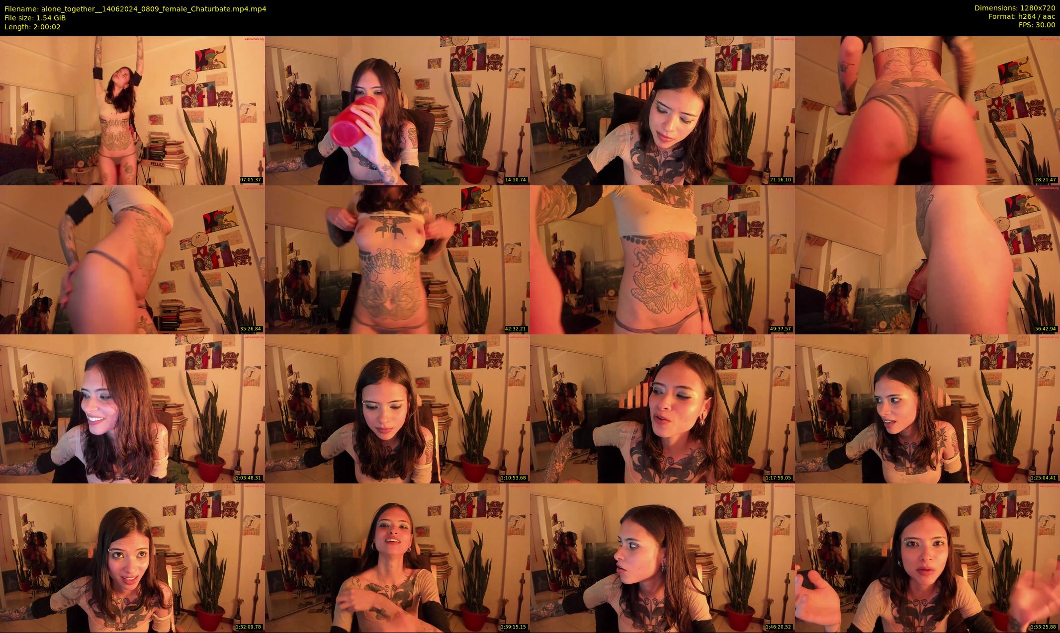 alone_together_ — 121 minute Chaturbate female cam show recording, 720p, Jun 14, 2024