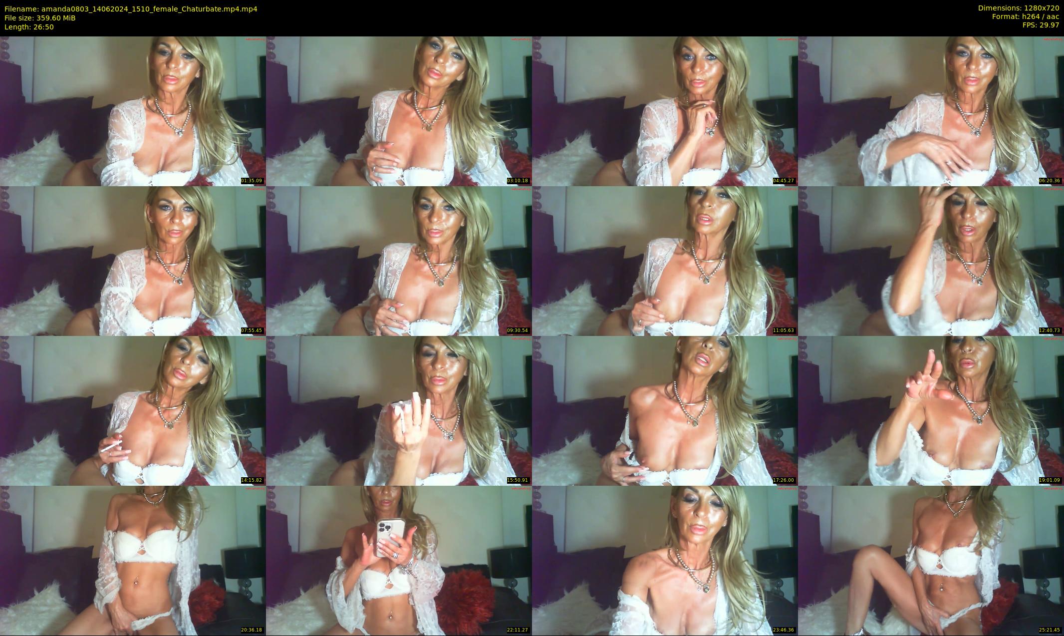 amanda0803 — 27 minute Chaturbate female cam show recording, 720p, Jun 14, 2024