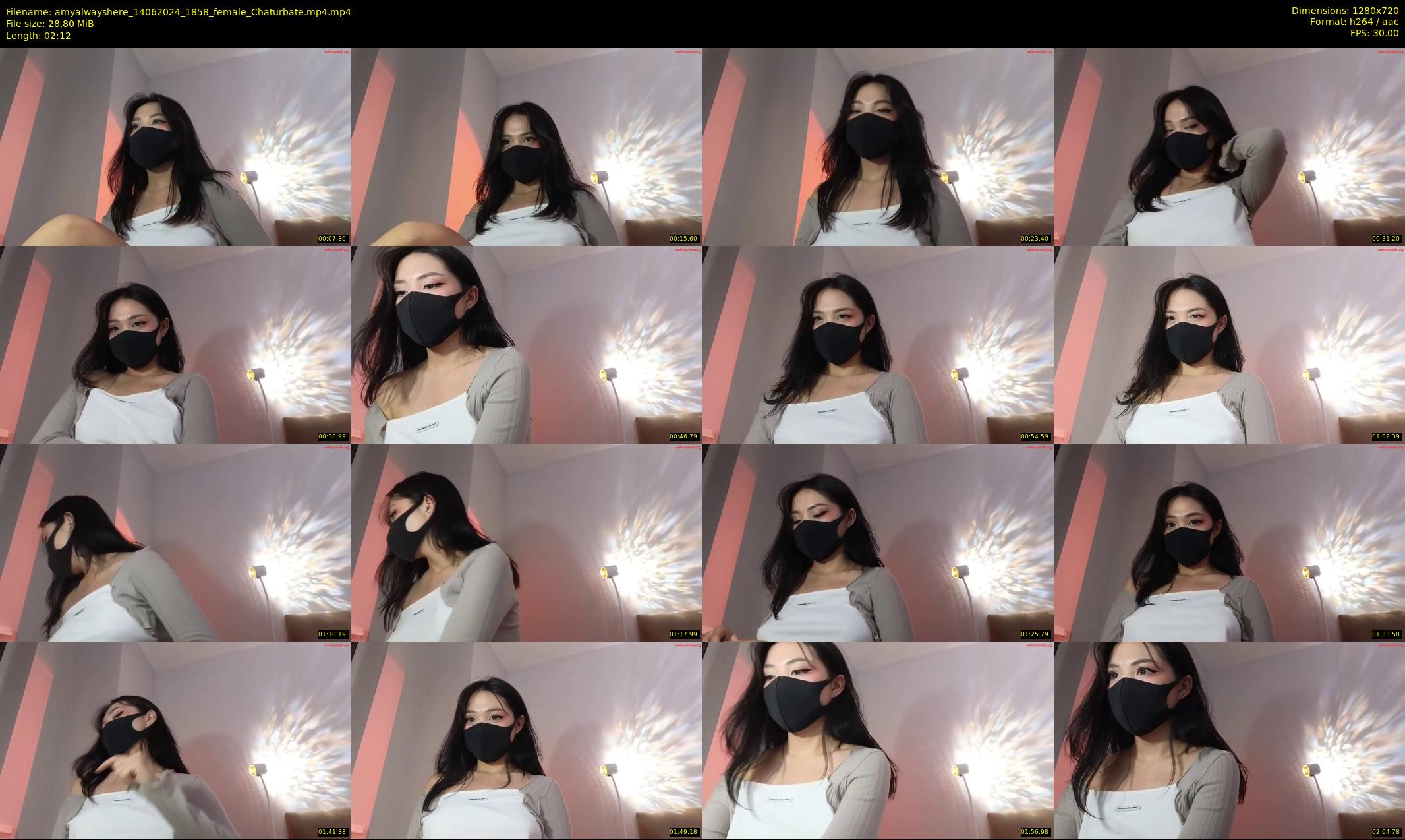 amyalwayshere — 3 minute Chaturbate female cam show recording, 720p, Jun 14, 2024