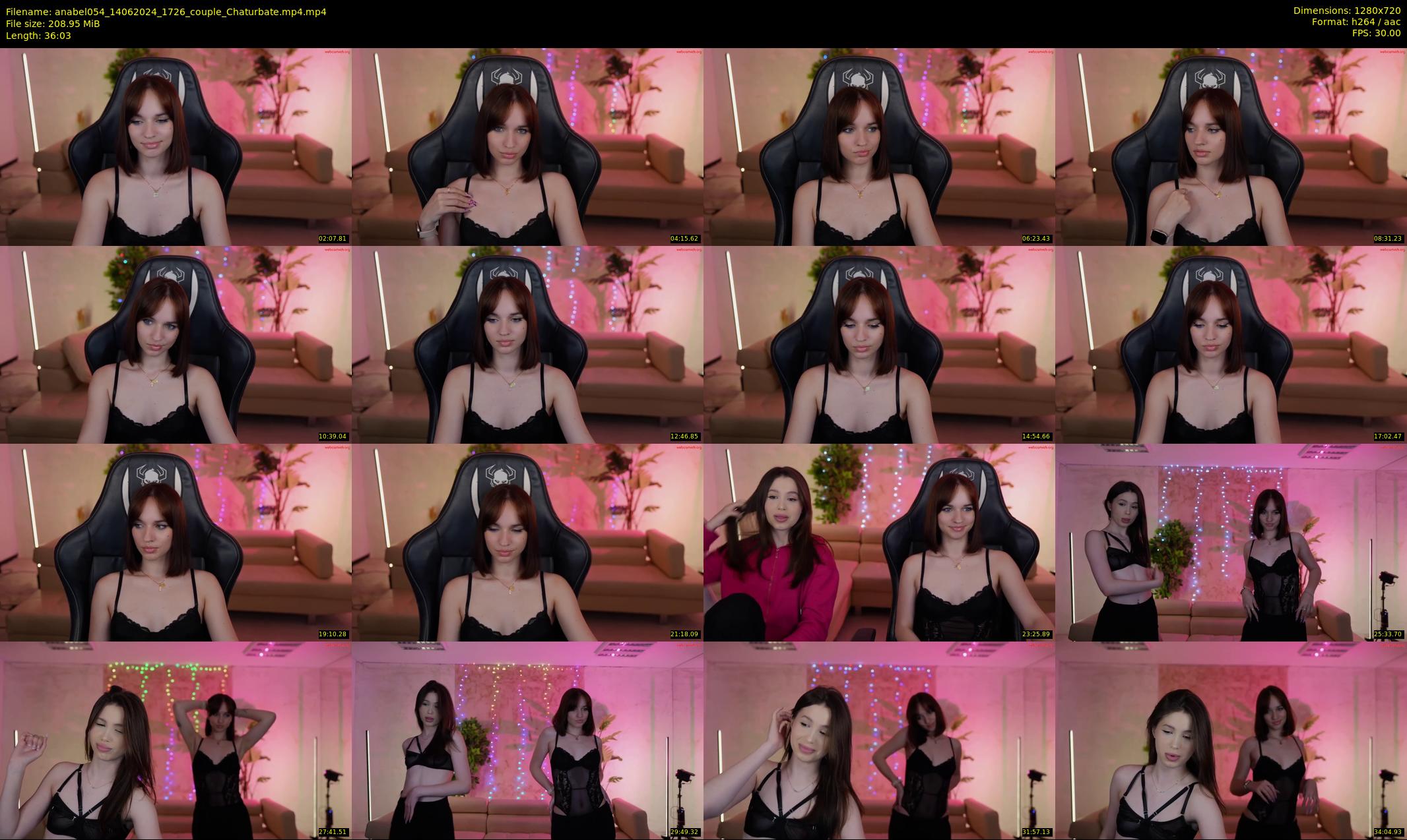 anabel054 — 37 minute Chaturbate female cam show recording, 720p, Jun 14, 2024