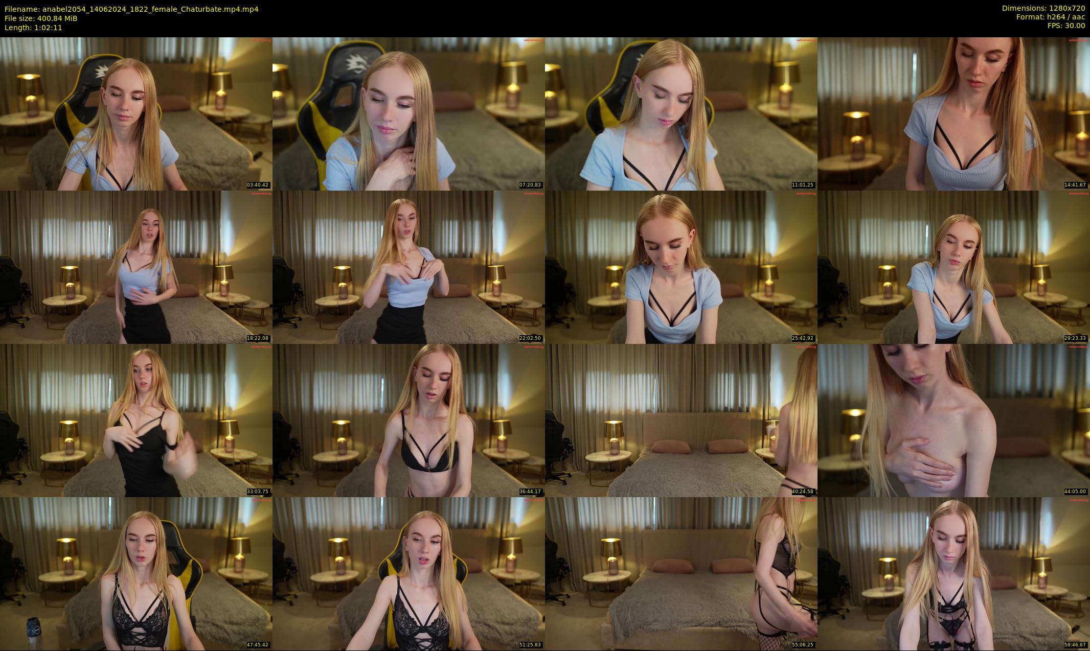anabel2054 — 63 minute Chaturbate female cam show recording, 720p, Jun 14, 2024