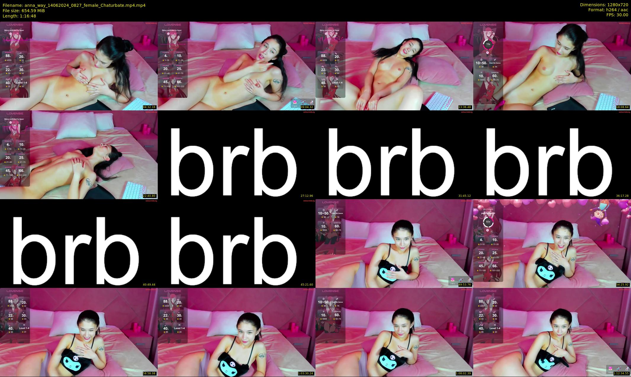 anna_way — 77 minute Chaturbate female cam show recording, 720p, Jun 14, 2024
