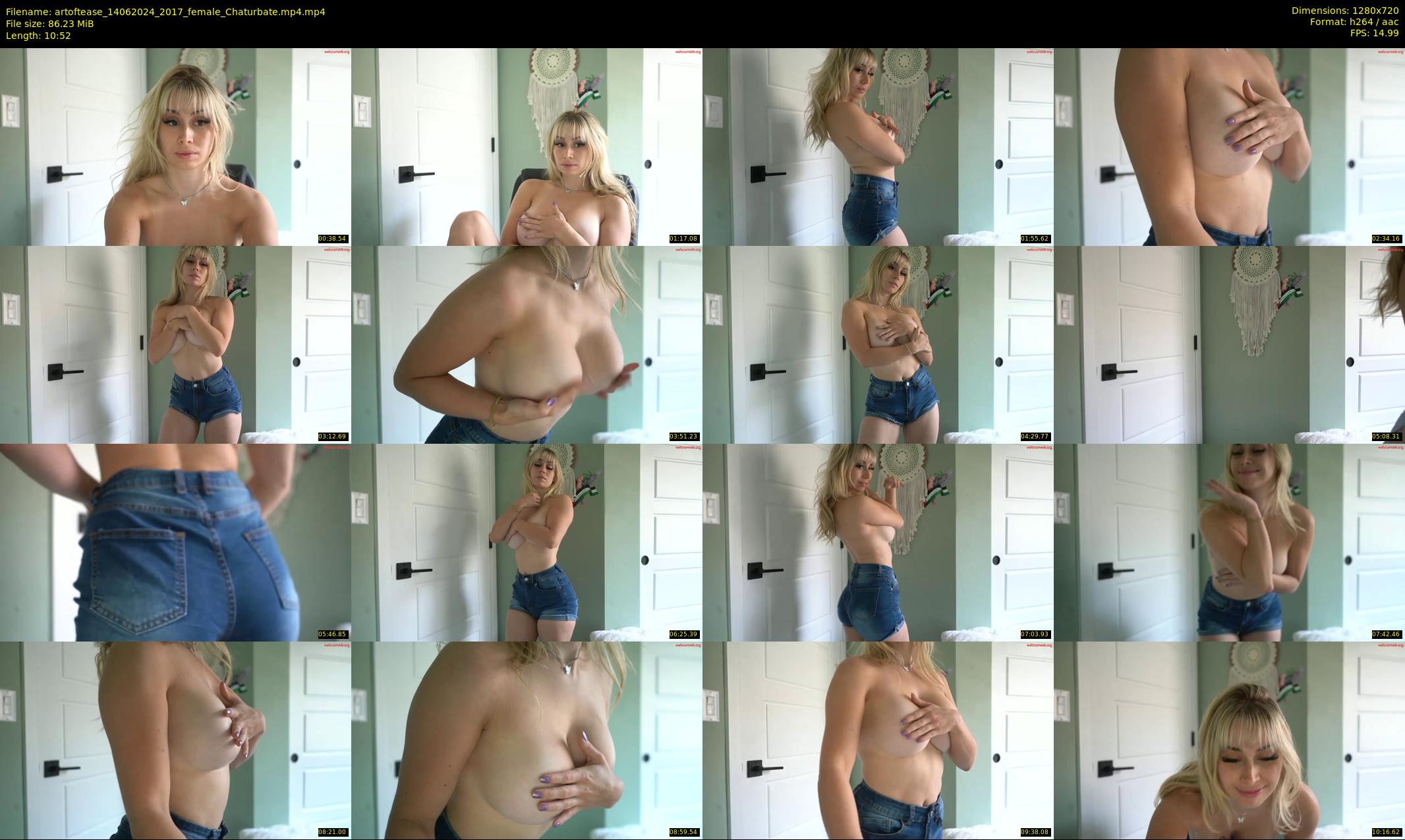 artoftease — 11 minute Chaturbate female cam show recording, 720p, Jun 14, 2024