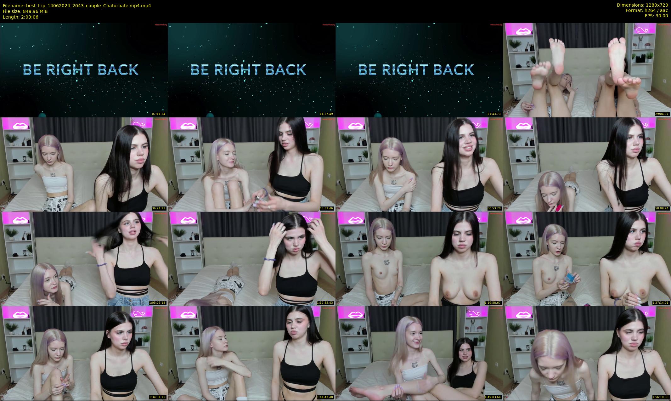 best_trip — 124 minute Chaturbate couple cam show recording, 720p, Jun 14, 2024