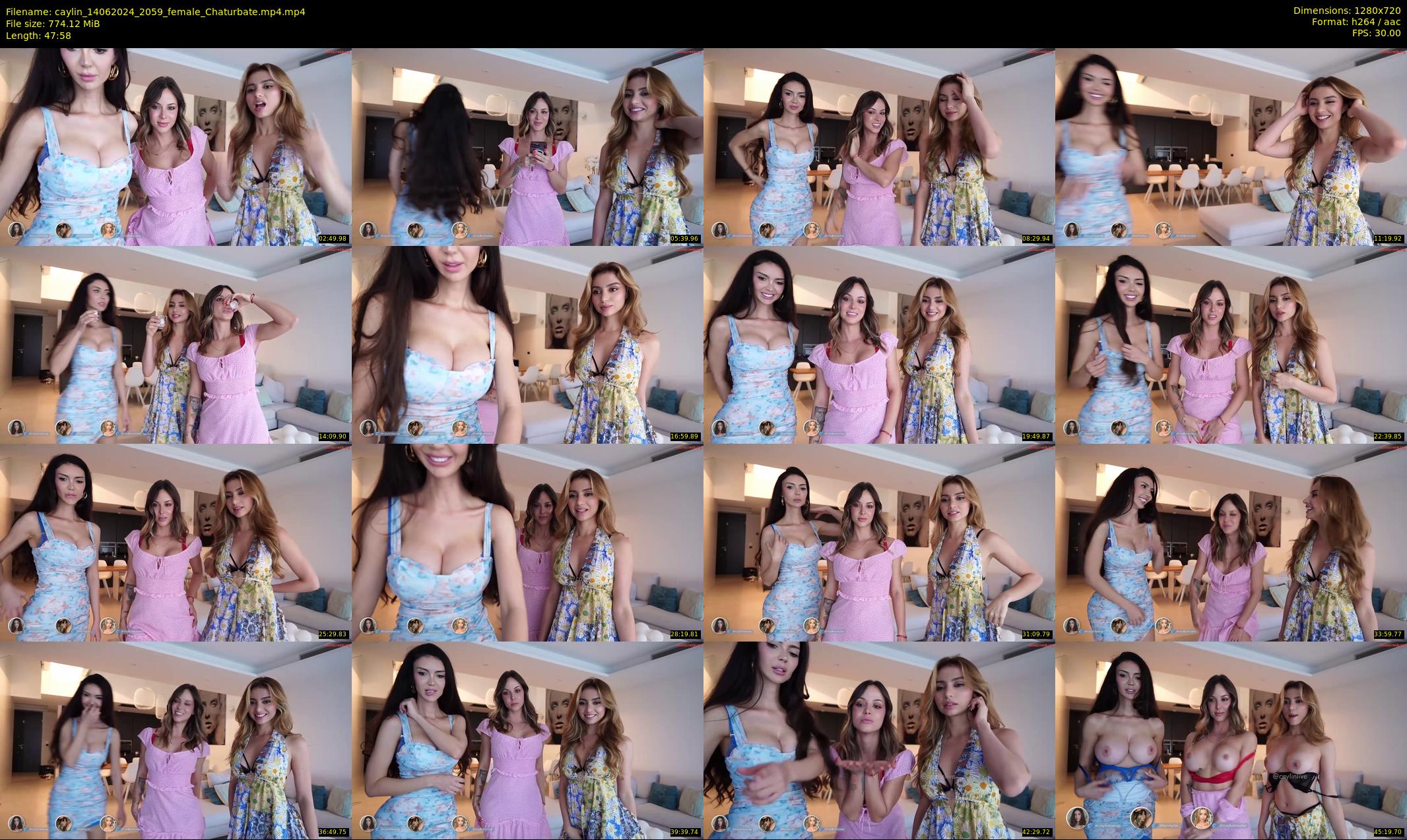 caylin — 48 minute Chaturbate female cam show recording, 720p, Jun 14, 2024