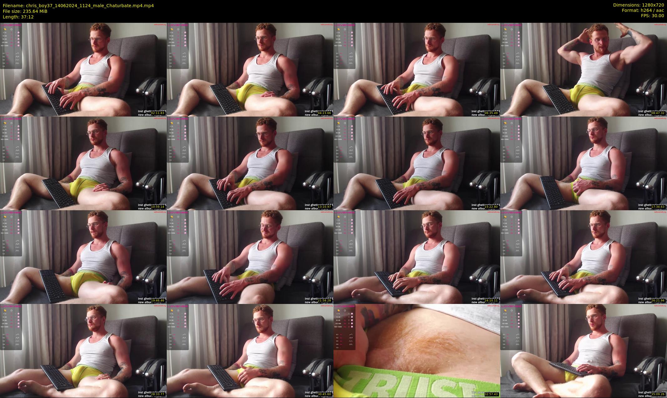chris_boy37 — 38 minute Chaturbate male cam show recording, 720p, Jun 14, 2024