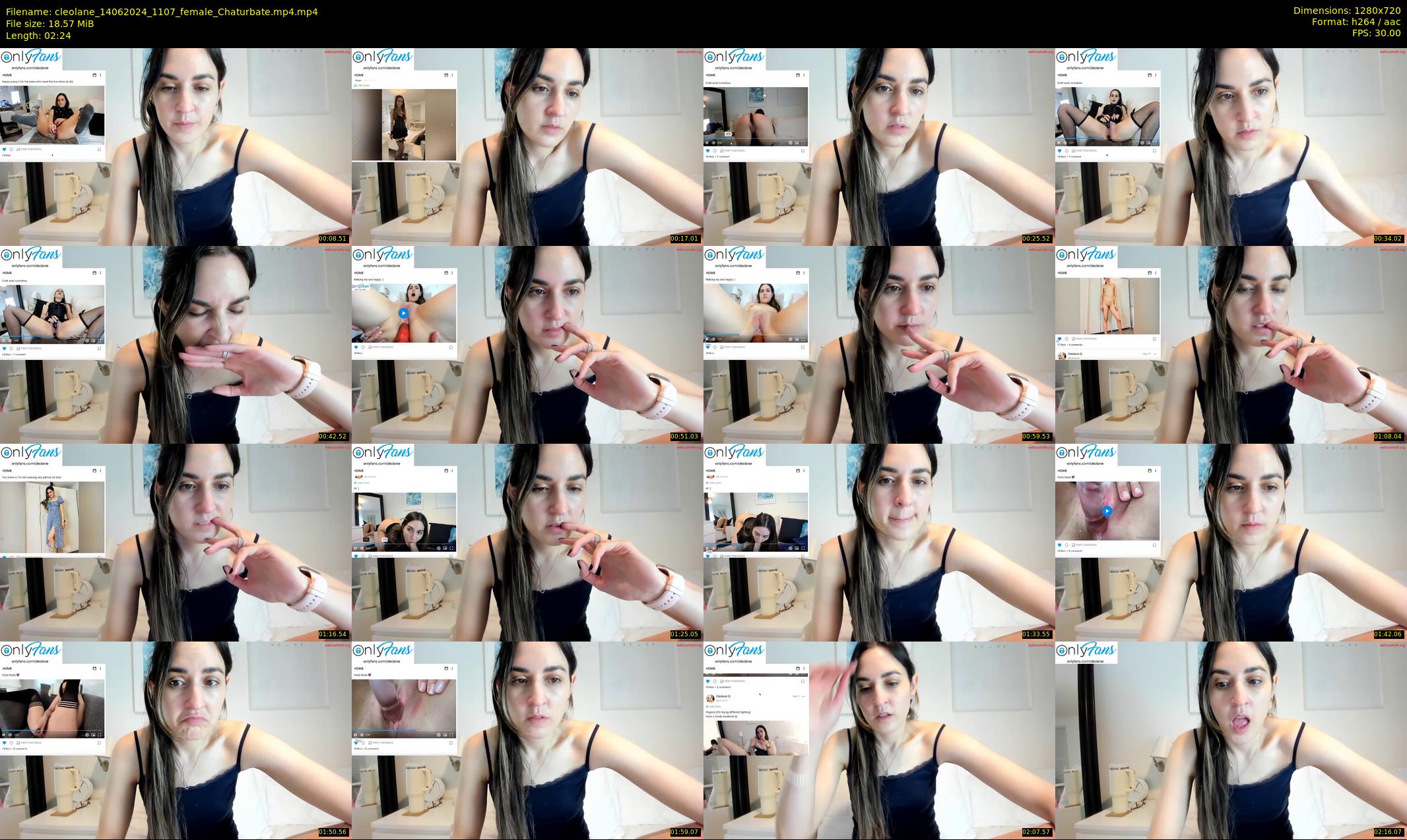 cleolane — 3 minute Chaturbate female cam show recording, 720p, Jun 14, 2024