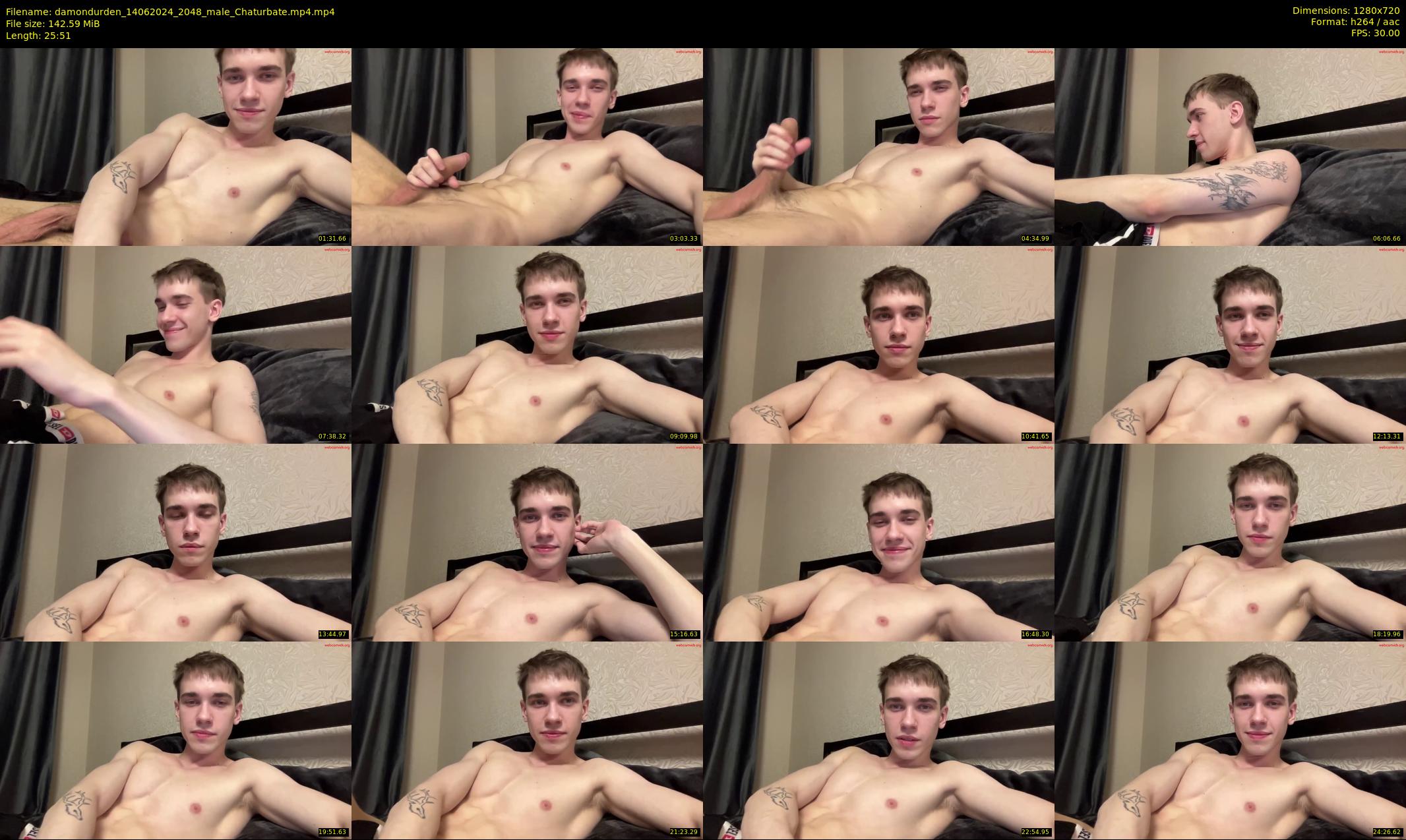 damondurden — 26 minute Chaturbate male cam show recording, 720p, Jun 14, 2024