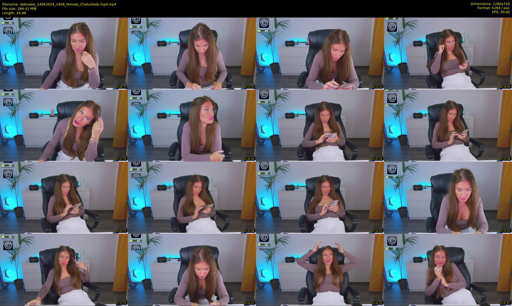 debralee — 36 minute Chaturbate female cam show recording, 720p, Jun 14, 2024