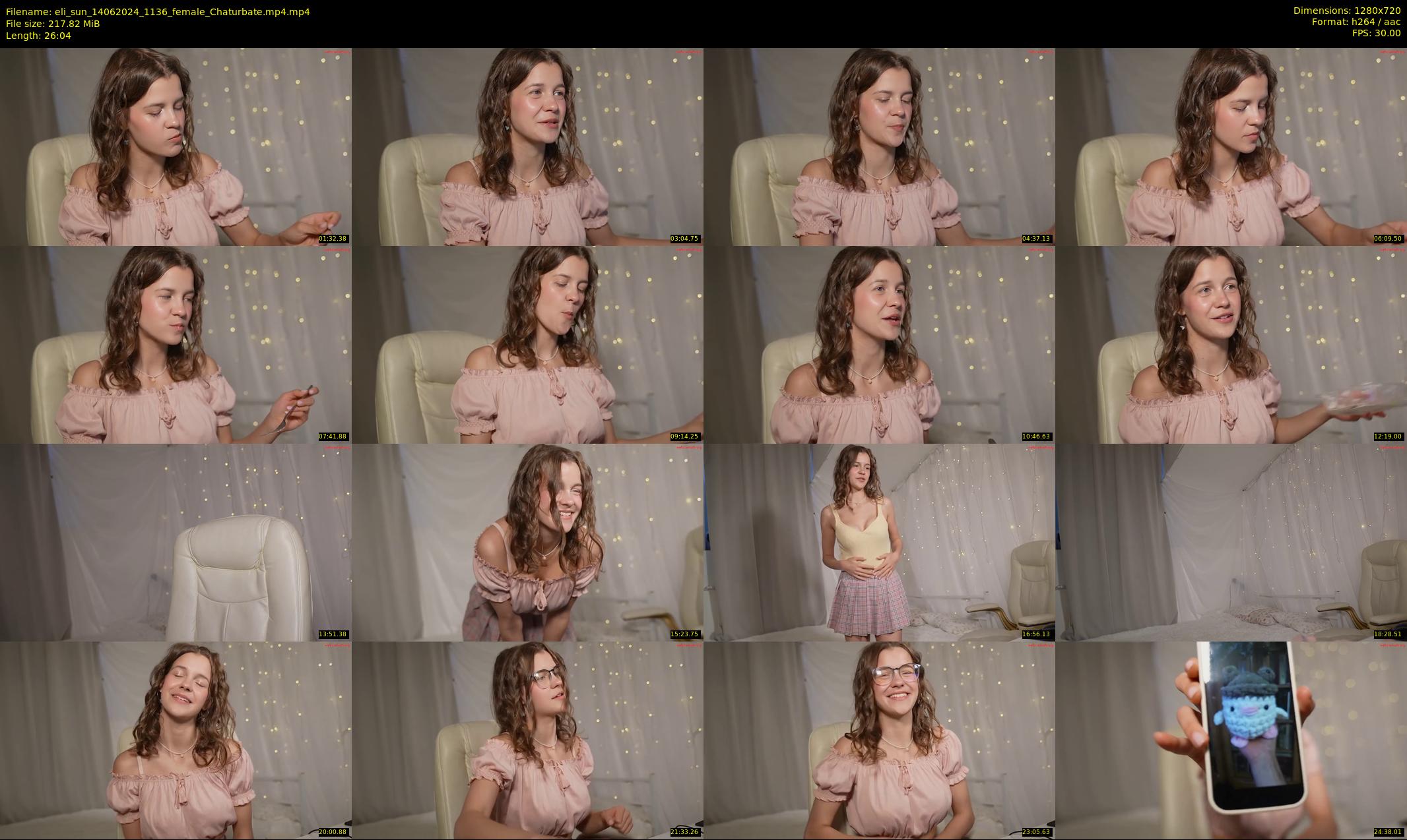 eli_sun — 27 minute Chaturbate female cam show recording, 720p, Jun 14, 2024