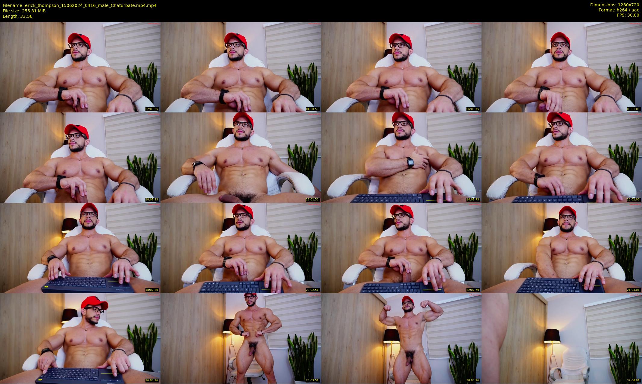 erick_thompson — 34 minute Chaturbate male cam show recording, 720p, Jun 15, 2024