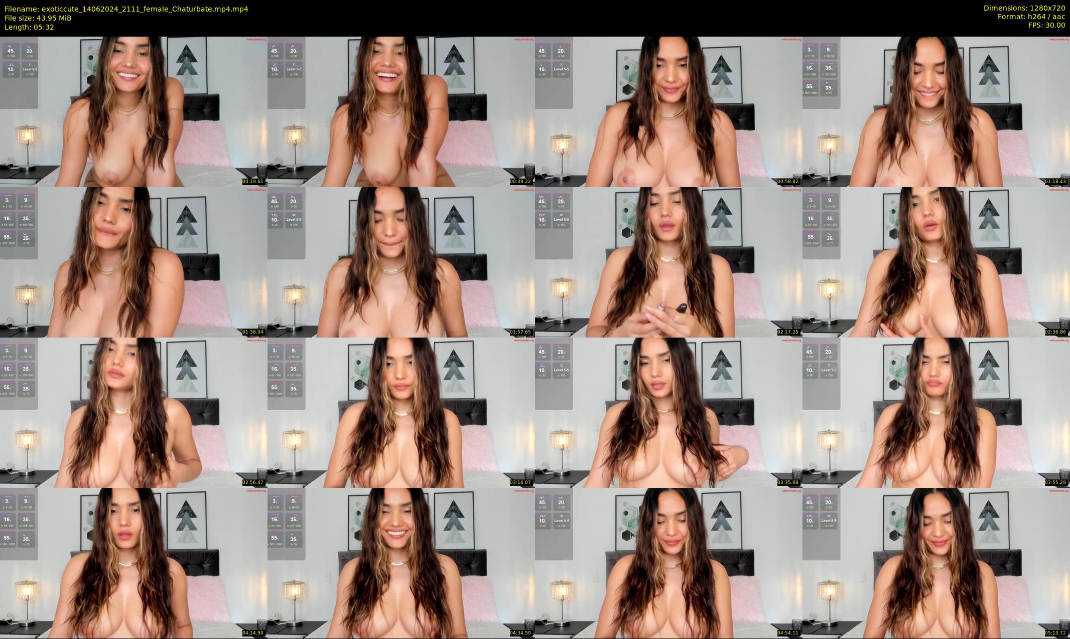 exoticcute — 6 minute Chaturbate female cam show recording, 720p, Jun 14, 2024