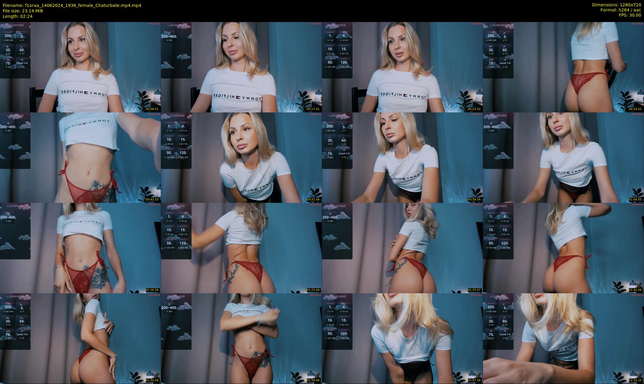 f1oraa — 3 minute Chaturbate female cam show recording, 720p, Jun 14, 2024