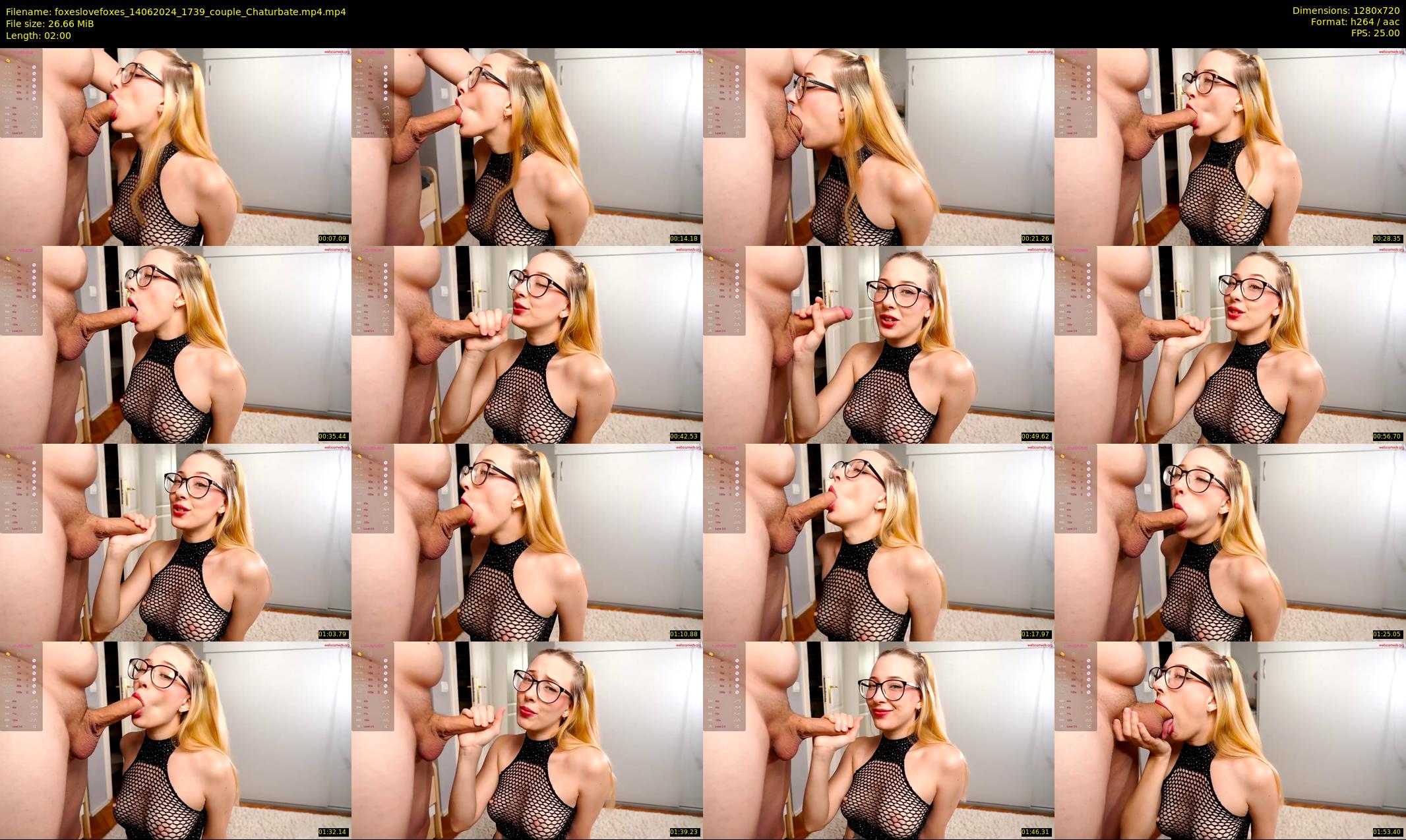 foxeslovefoxes — 2 minute Chaturbate couple cam show recording, 720p, Jun 14, 2024