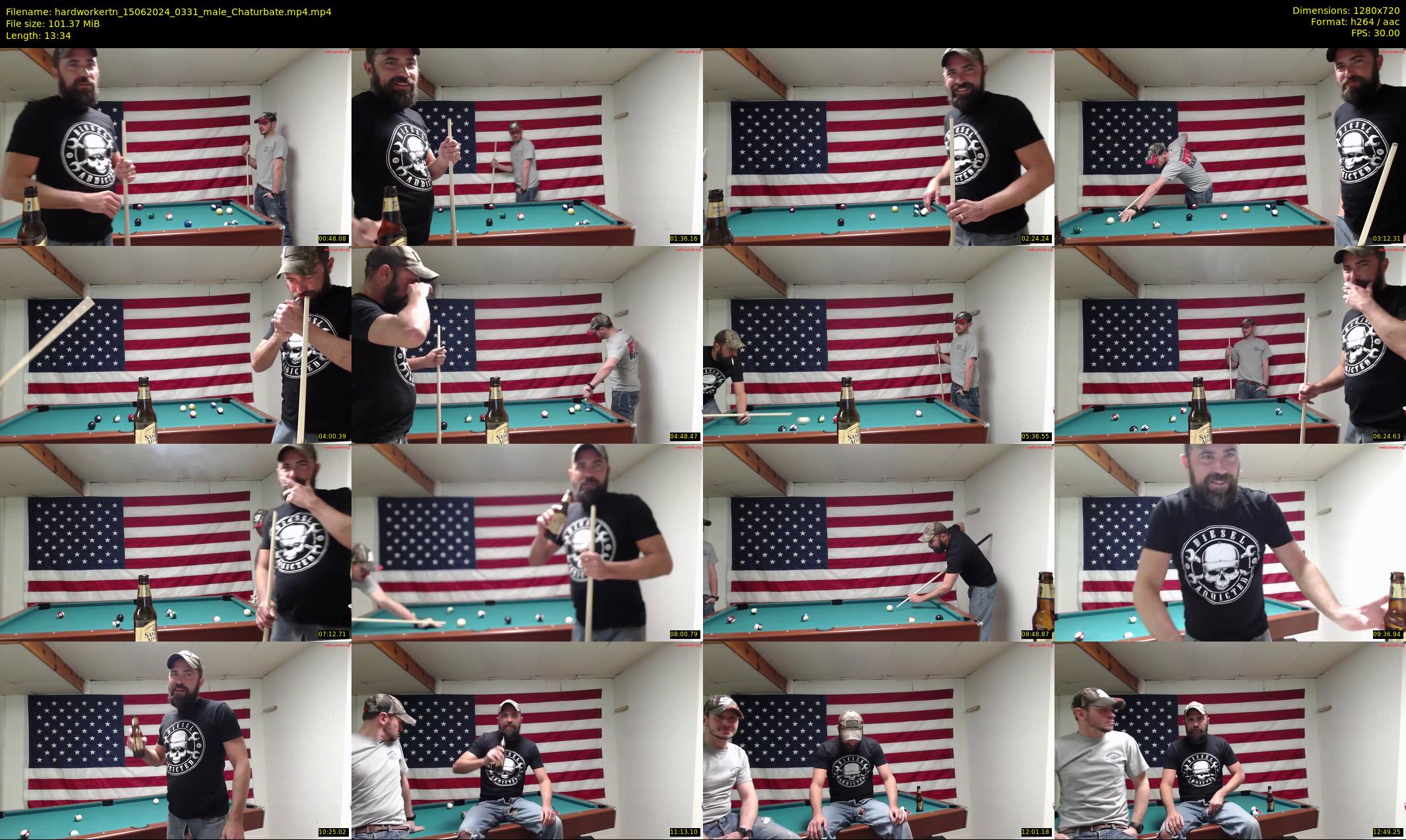 hardworkertn — 14 minute Chaturbate male cam show recording, 720p, Jun 15, 2024
