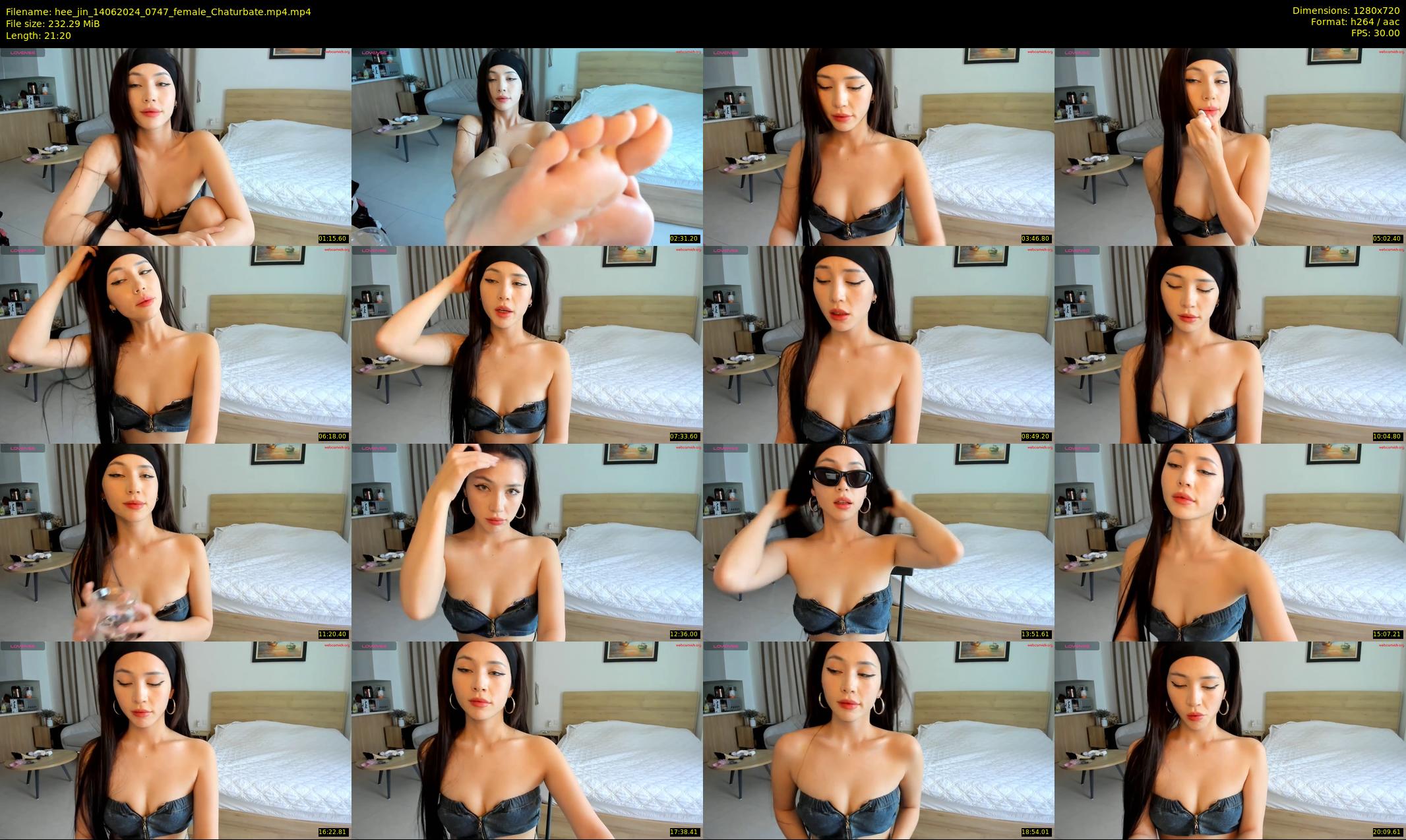 hee_jin — 22 minute Chaturbate female cam show recording, 720p, Jun 14, 2024