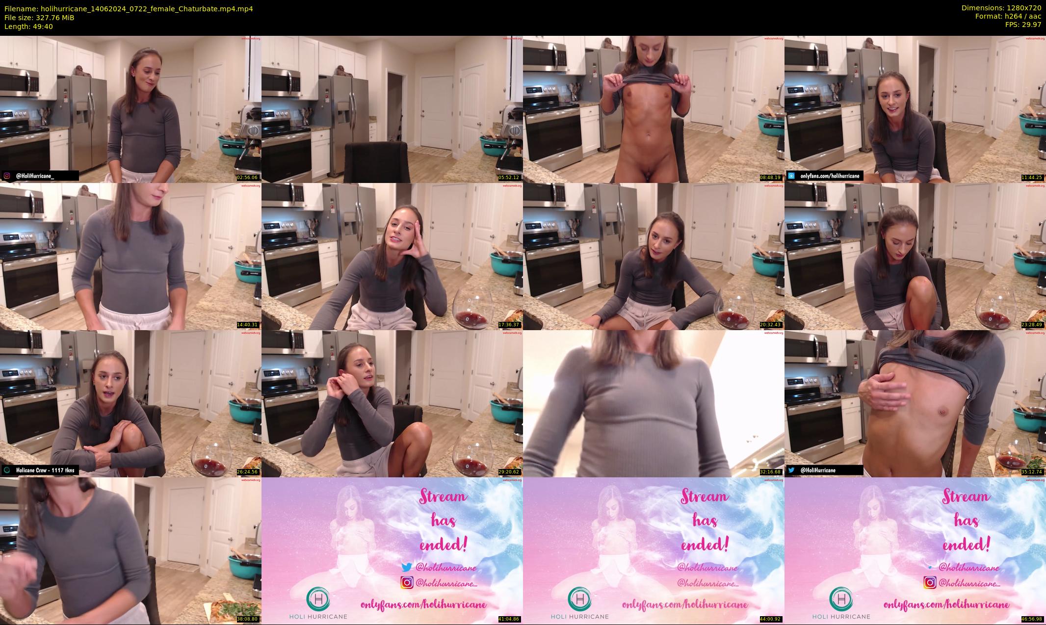 holihurricane — 50 minute Chaturbate female cam show recording, 720p, Jun 14, 2024