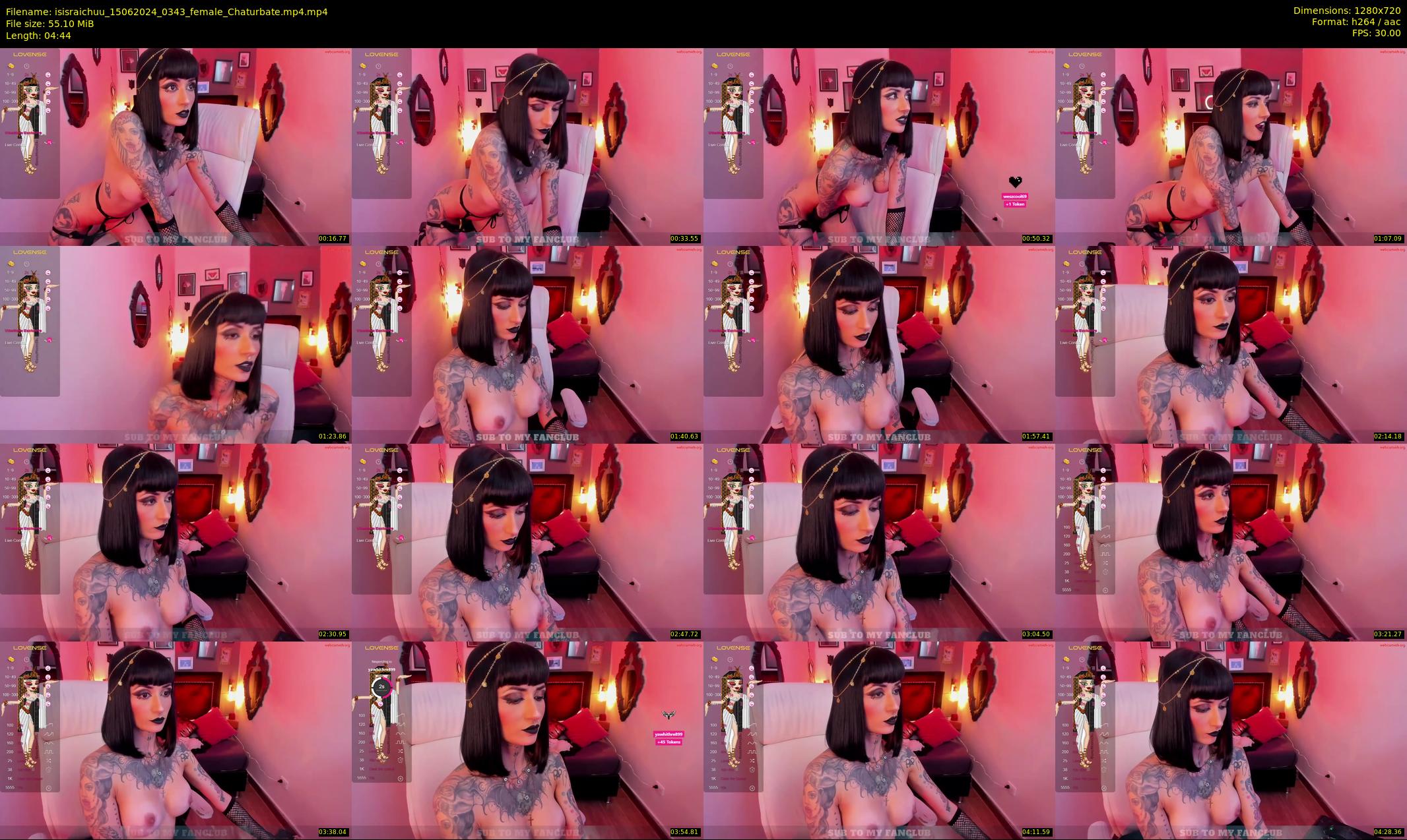 isisraichuu — 5 minute Chaturbate female cam show recording, 720p, Jun 15, 2024