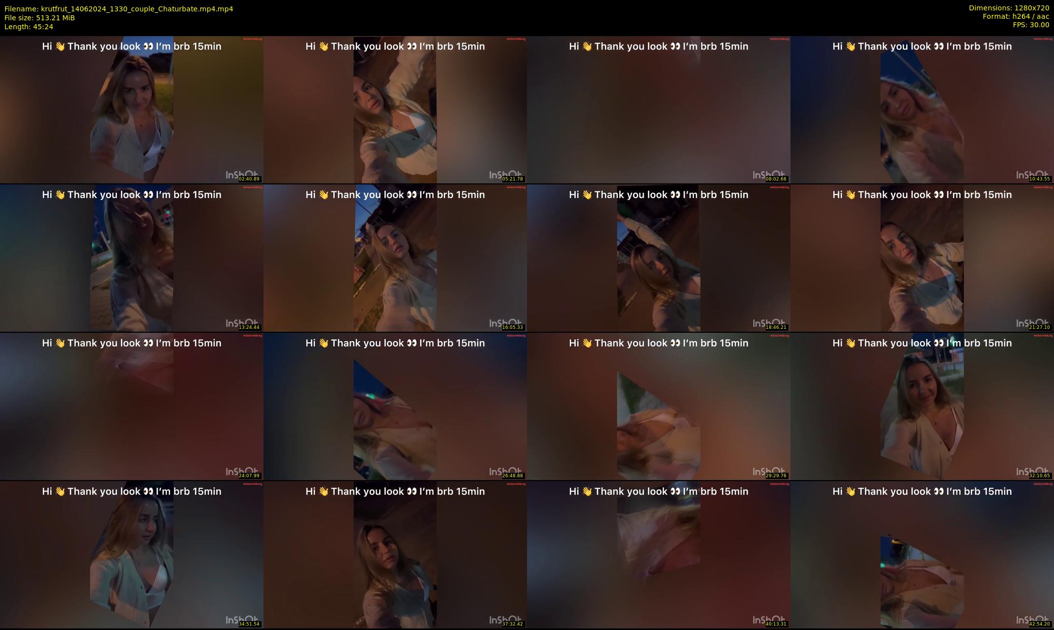 krutfrut — 46 minute Chaturbate couple cam show recording, 720p, Jun 14, 2024
