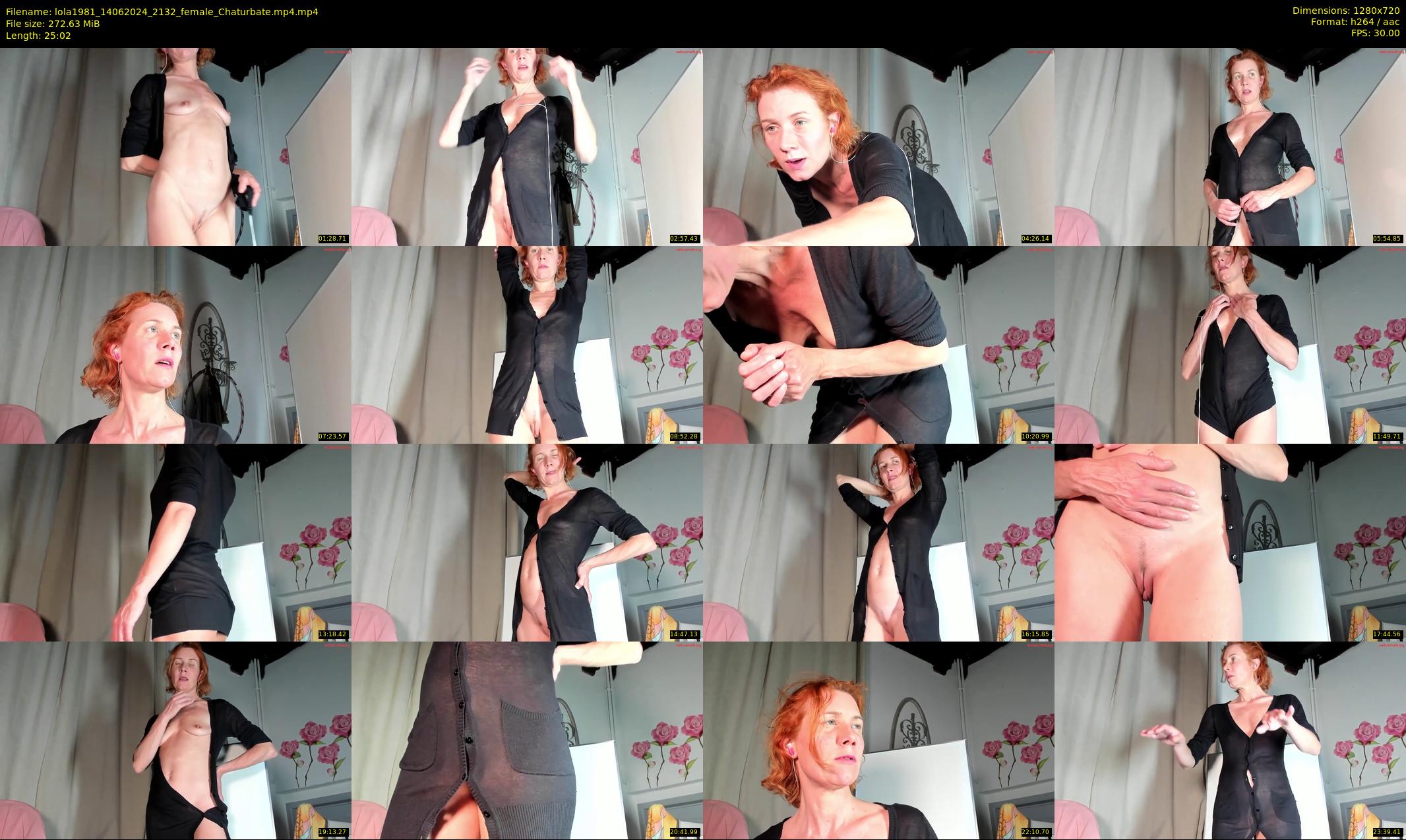 lola1981 — 26 minute Chaturbate female cam show recording, 720p, Jun 14, 2024