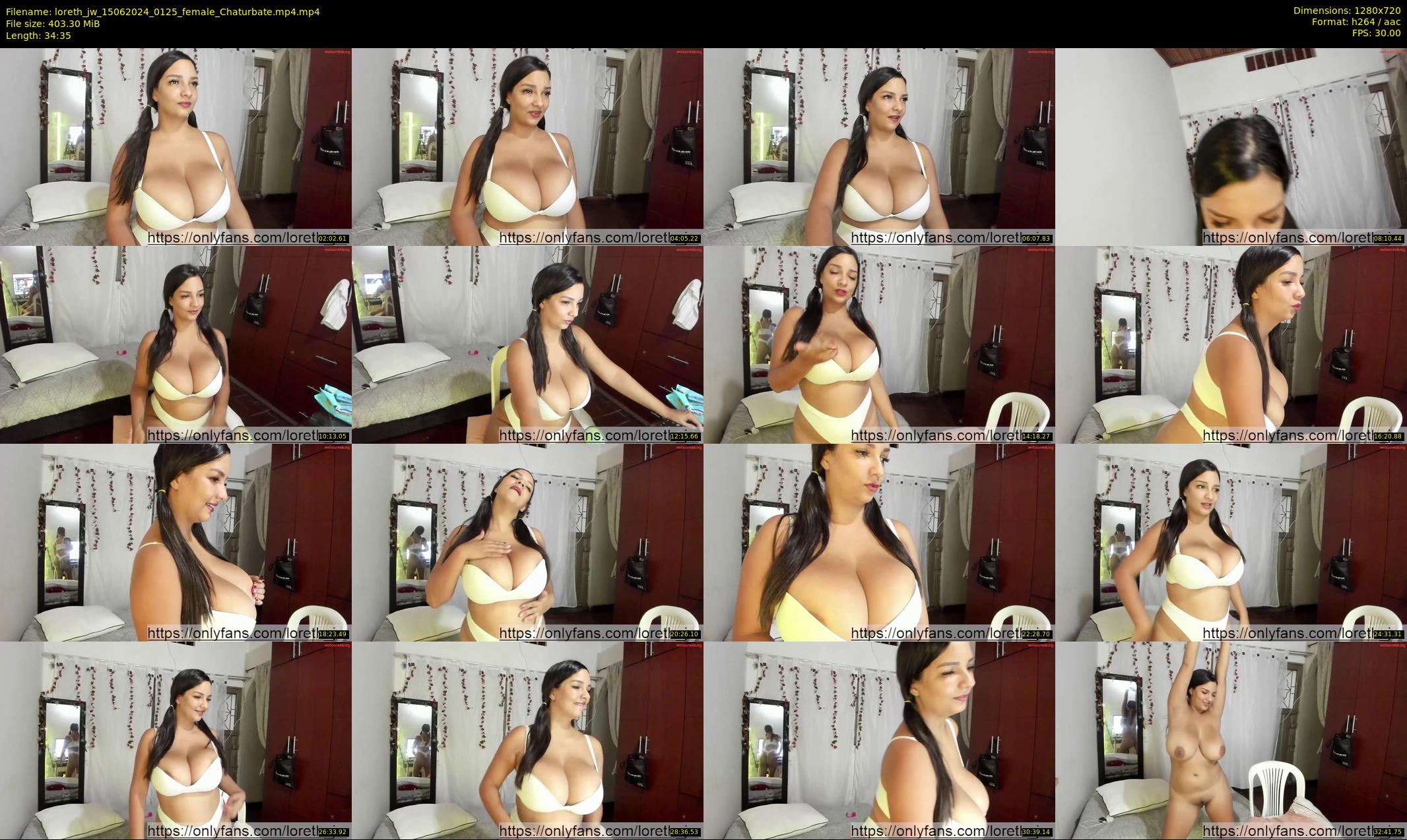 loreth_jw — 35 minute Chaturbate female cam show recording, 720p, Jun 15, 2024