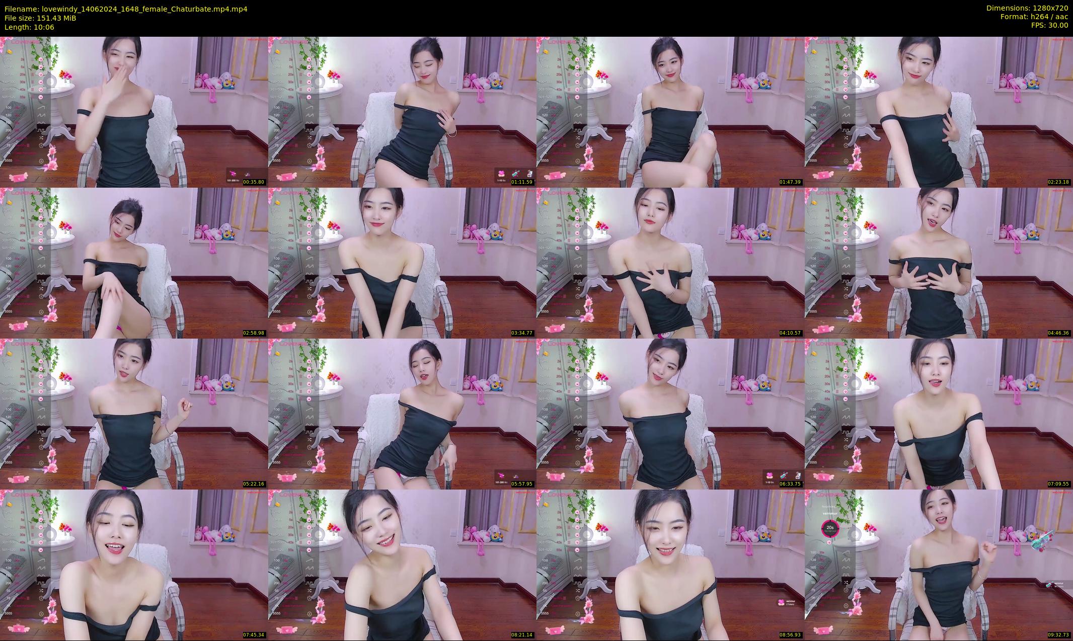 lovewindy — 11 minute Chaturbate female cam show recording, 720p, Jun 14, 2024
