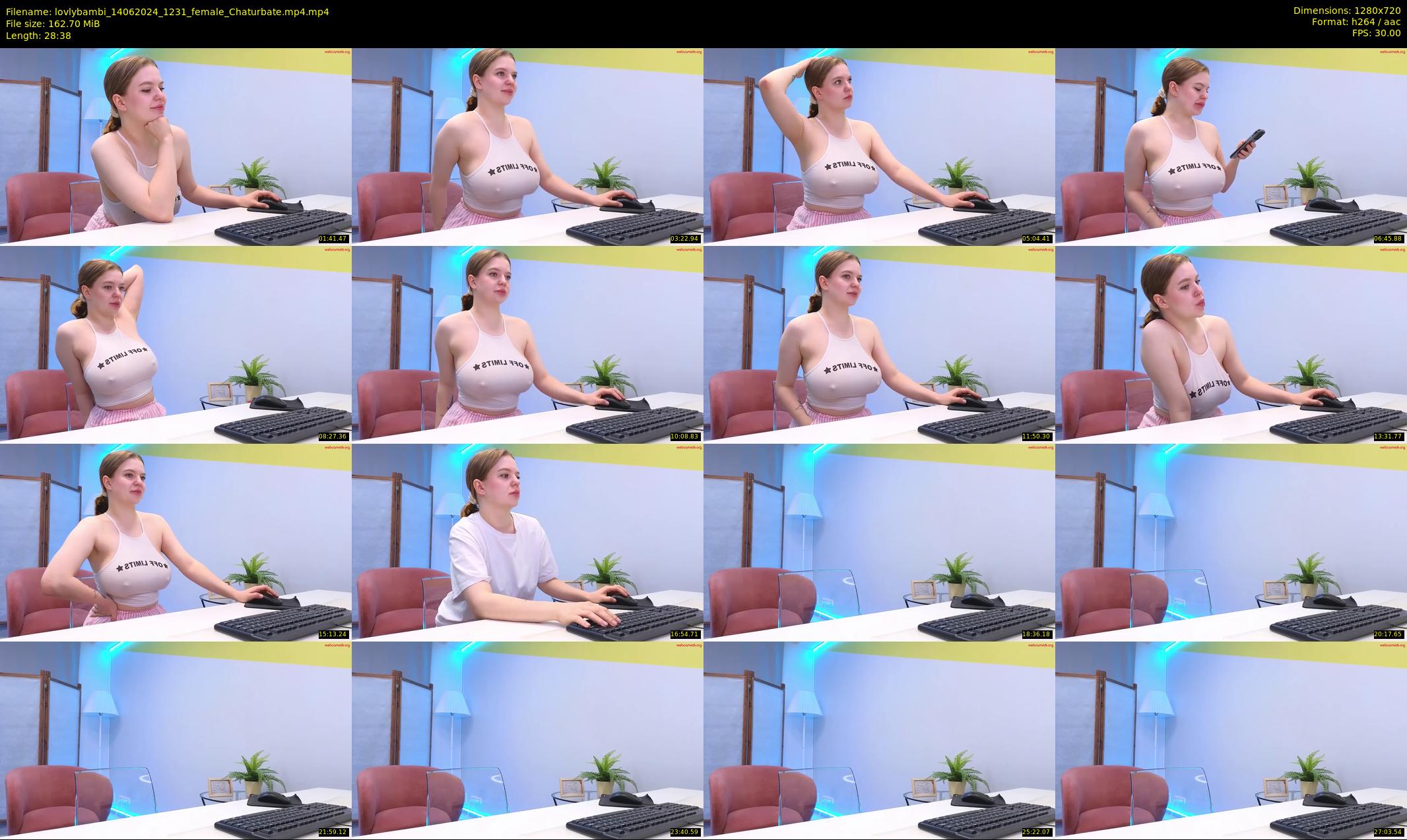 lovlybambi — 29 minute Chaturbate female cam show recording, 720p, Jun 14, 2024