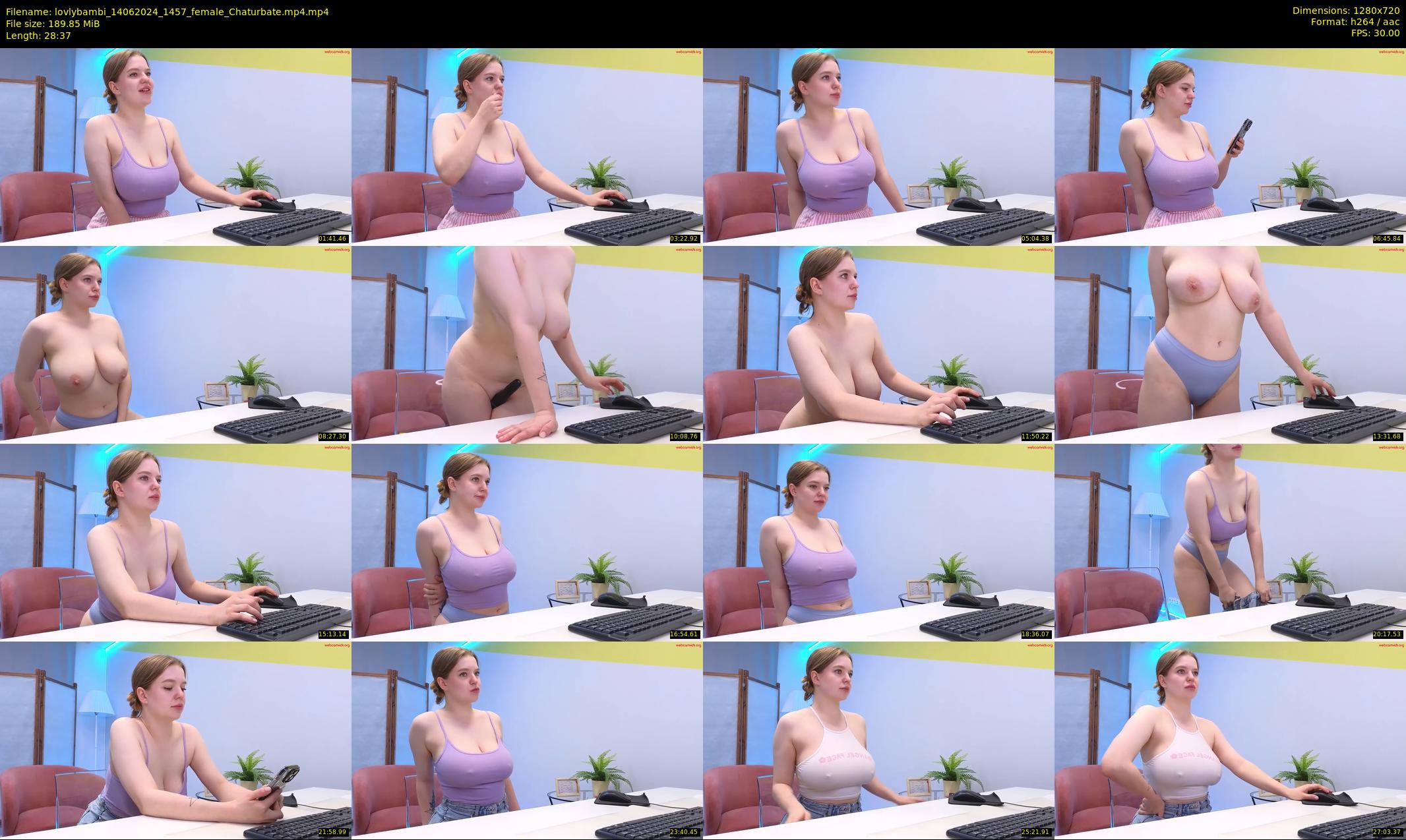 lovlybambi — 29 minute Chaturbate female cam show recording, 720p, Jun 14, 2024