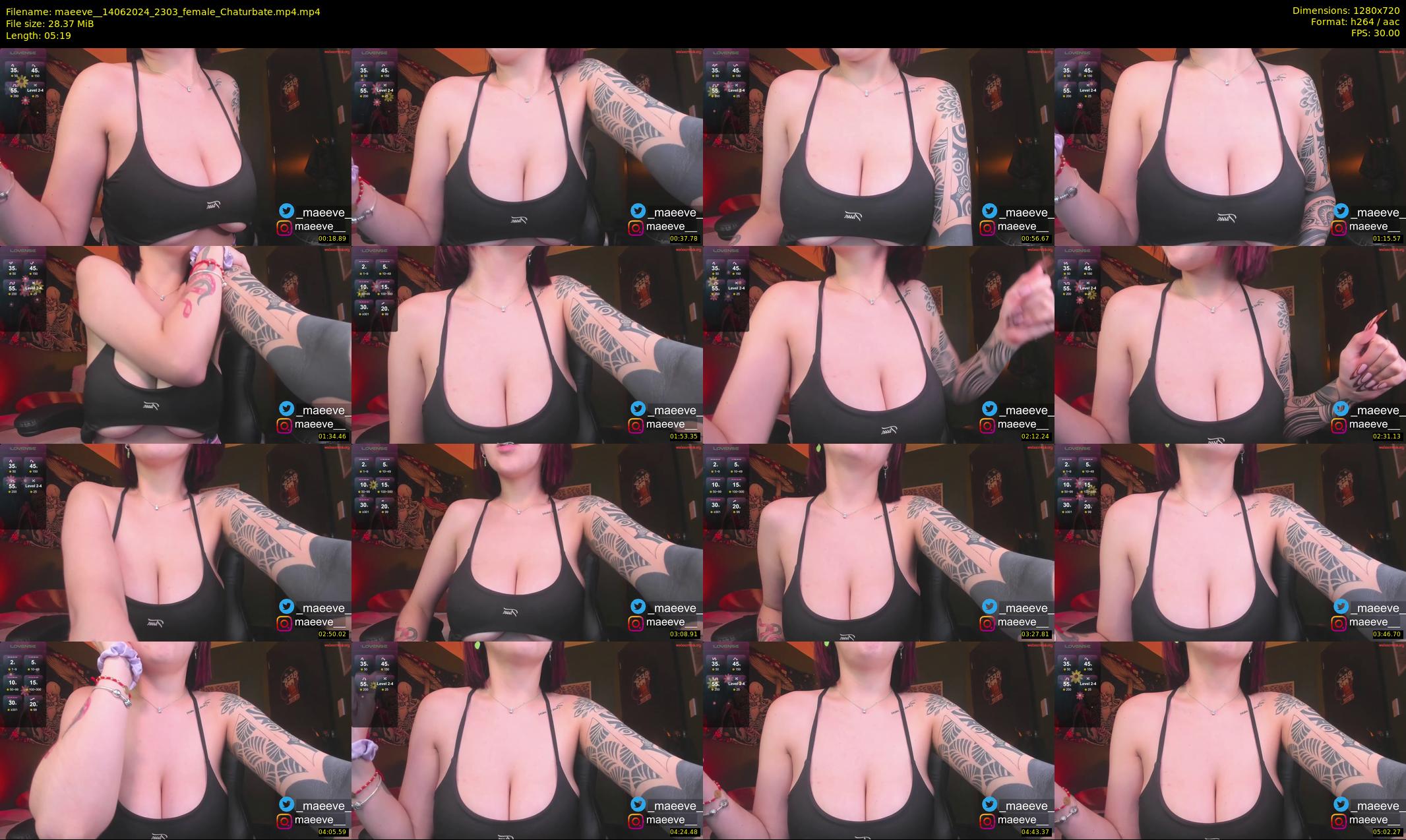 maeeve_ — 6 minute Chaturbate female cam show recording, 720p, Jun 14, 2024