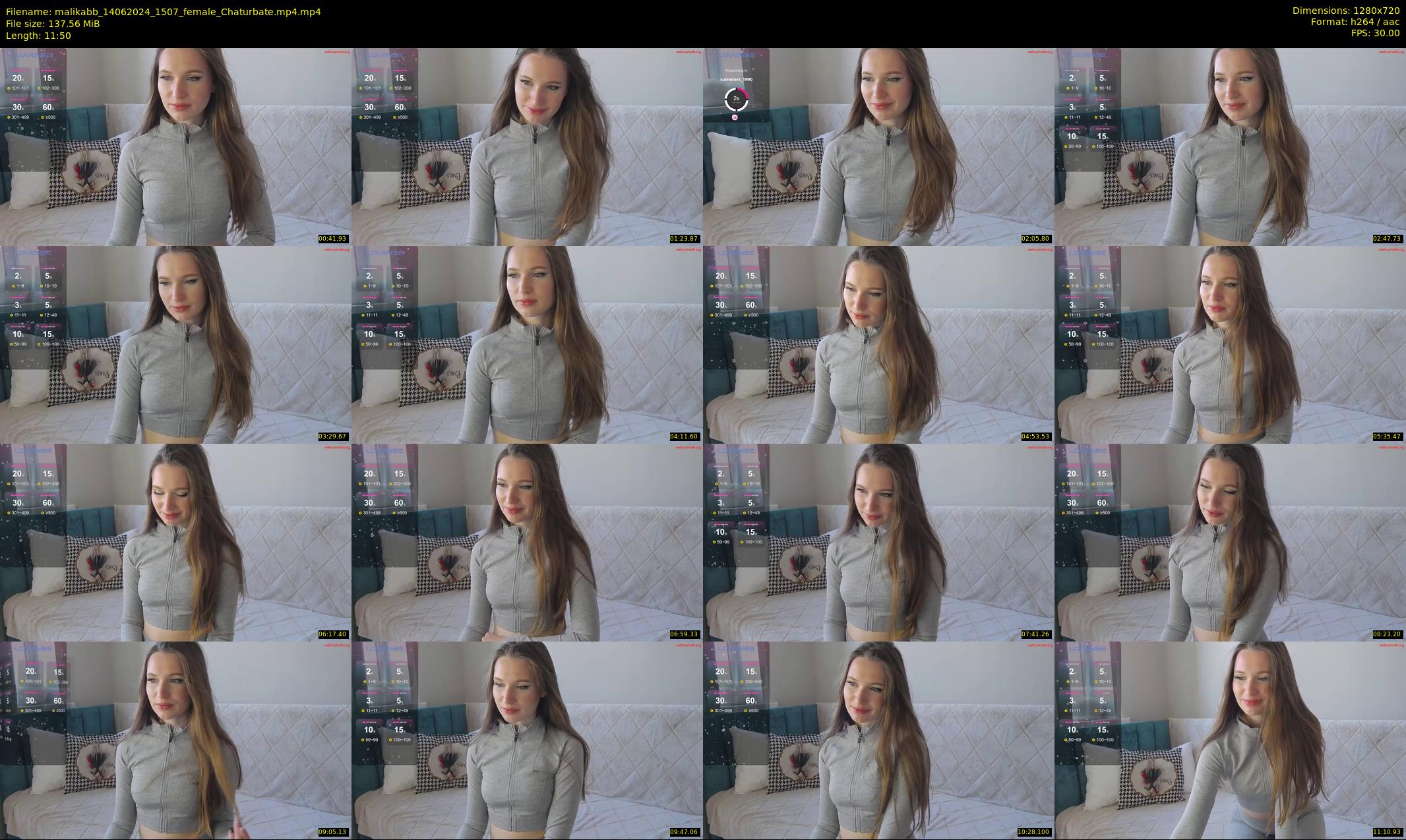 malikabb — 12 minute Chaturbate female cam show recording, 720p, Jun 14, 2024