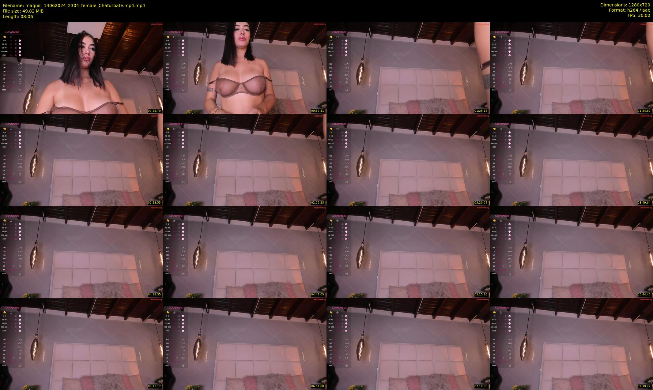 maquiii — 9 minute Chaturbate female cam show recording, 720p, Jun 14, 2024