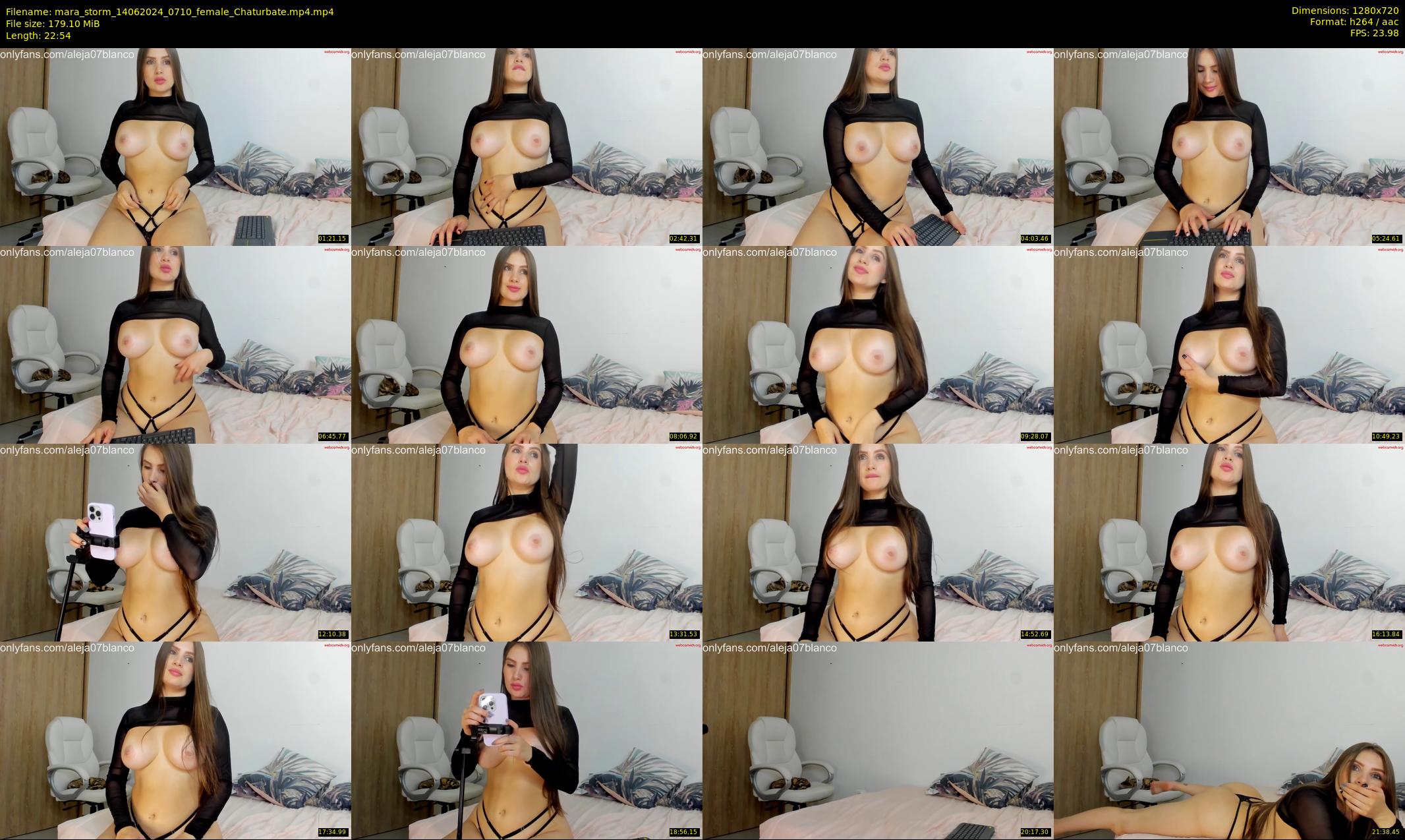 mara_storm — 23 minute Chaturbate female cam show recording, 720p, Jun 14, 2024