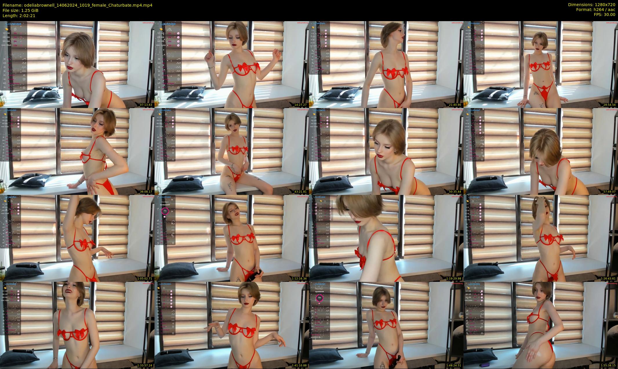 odeliabrownell — 123 minute Chaturbate female cam show recording, 720p, Jun 14, 2024