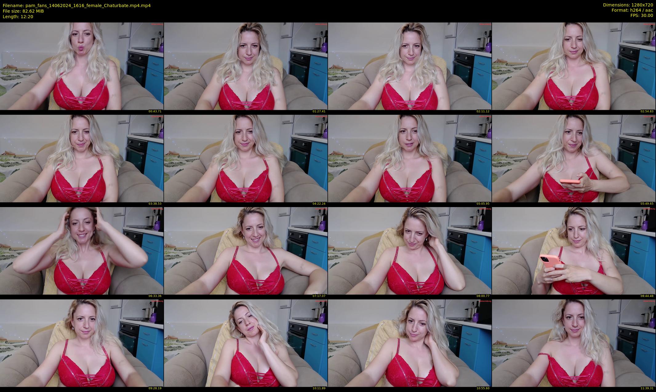 pam_fans — 13 minute Chaturbate female cam show recording, 720p, Jun 14, 2024