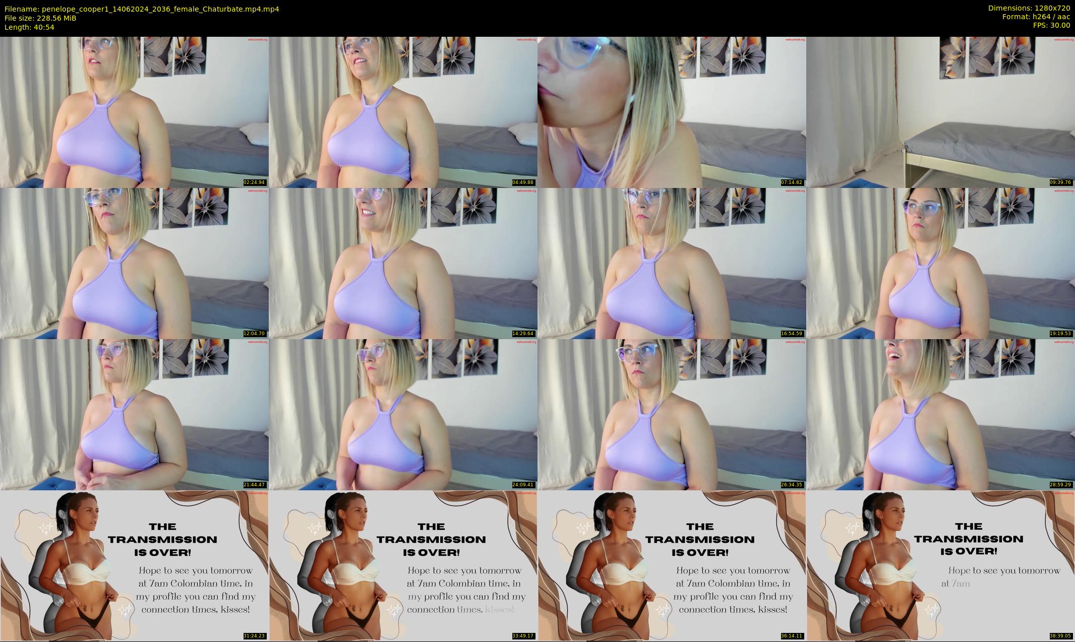 penelope_cooper1 — 41 minute Chaturbate female cam show recording, 720p, Jun 14, 2024