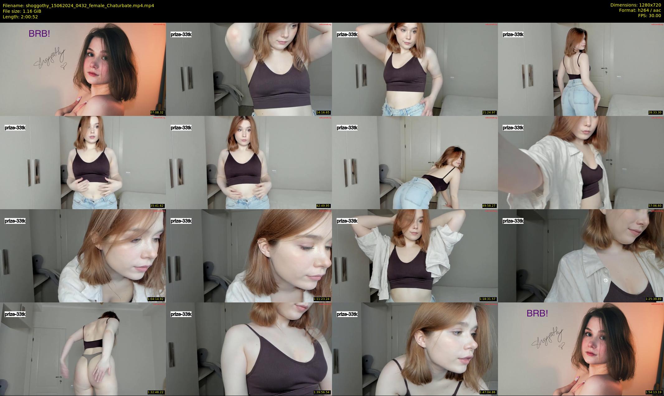 shoggothy — 121 minute Chaturbate female cam show recording, 720p, Jun 15, 2024