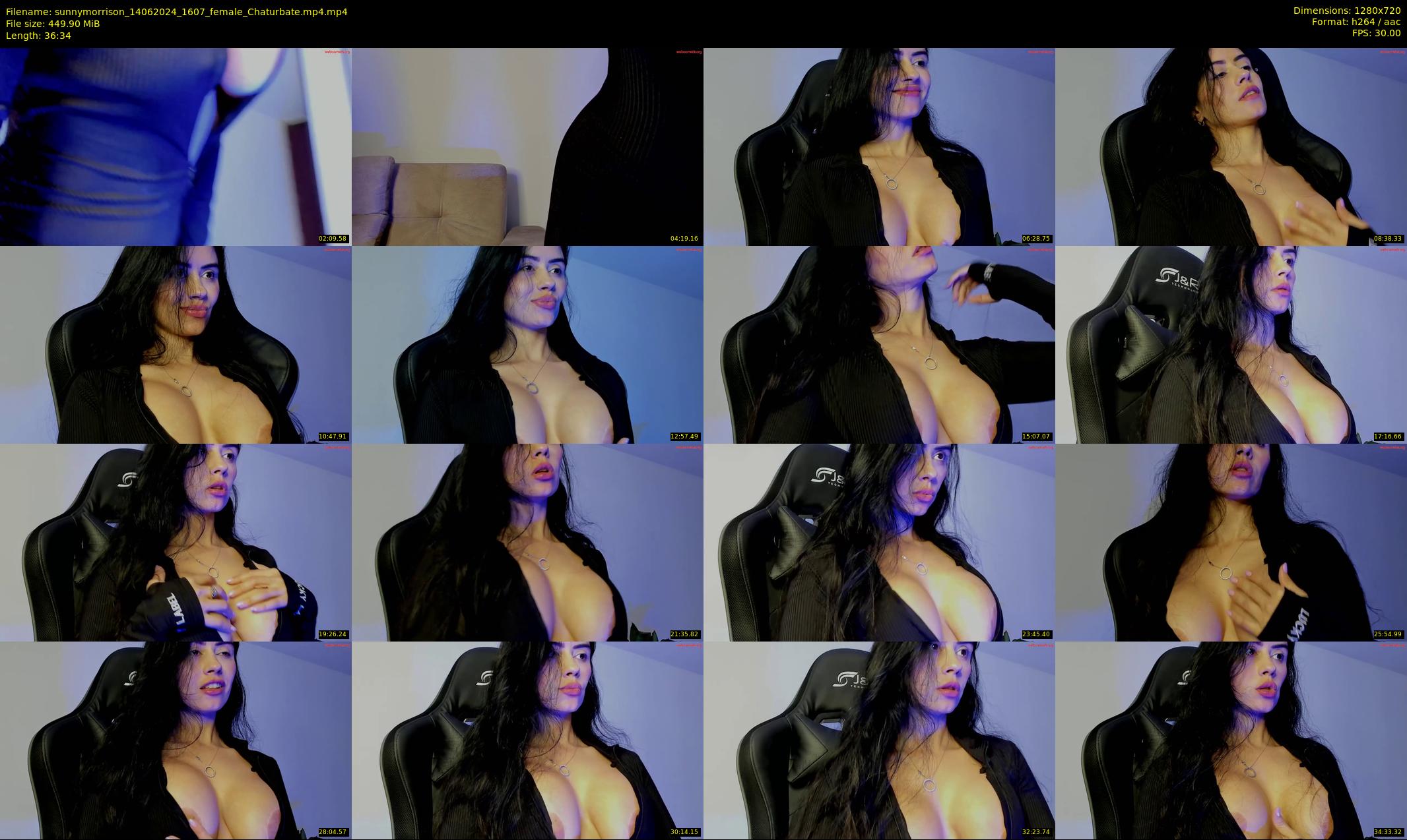sunnymorrison — 37 minute Chaturbate female cam show recording, 720p, Jun 14, 2024