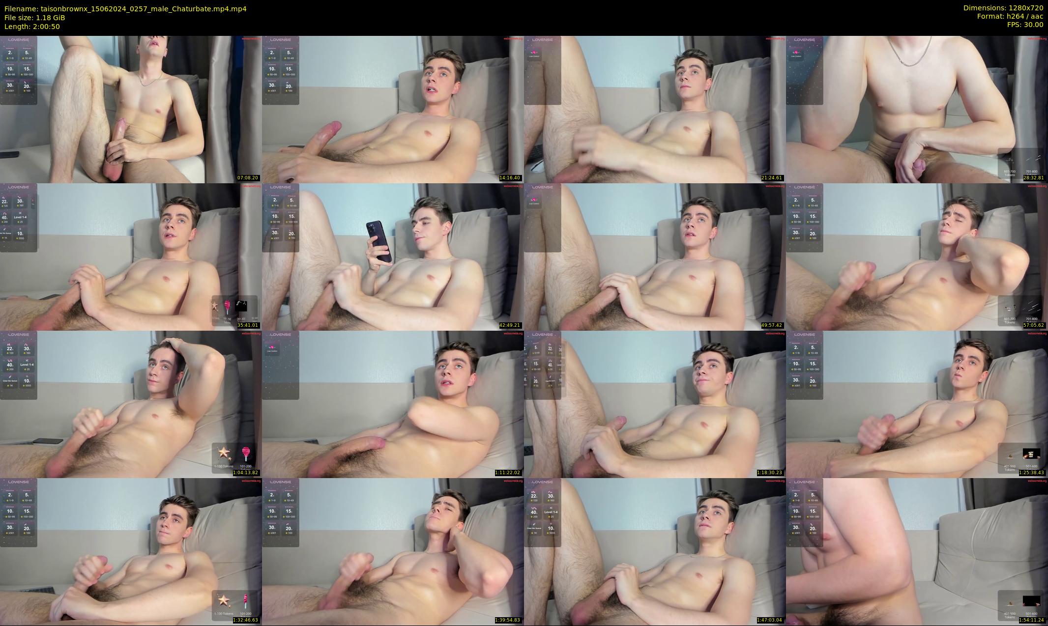 taisonbrownx — 121 minute Chaturbate male cam show recording, 720p, Jun 15, 2024