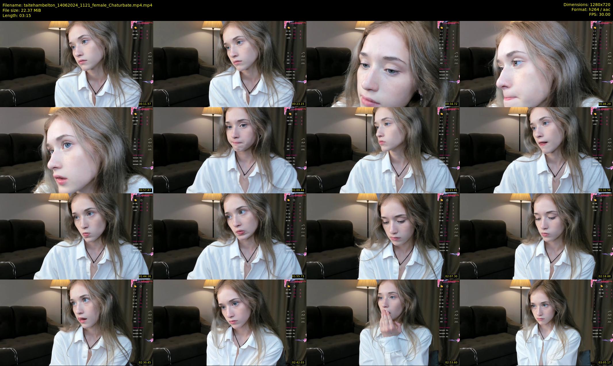 taitehambelton — 4 minute Chaturbate female cam show recording, 720p, Jun 14, 2024