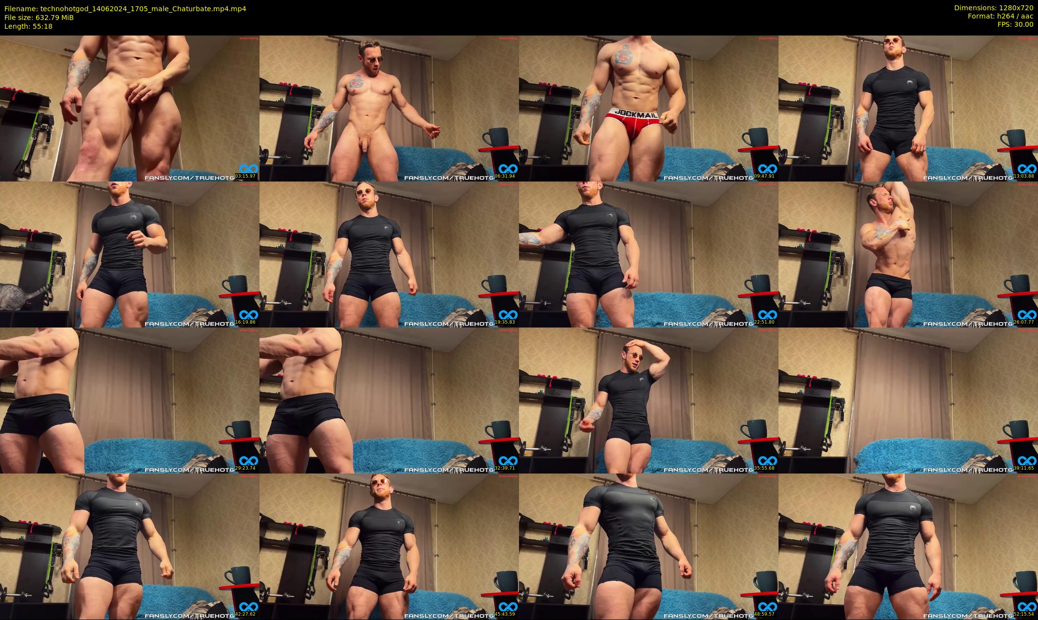 technohotgod — 56 minute Chaturbate male cam show recording, 720p, Jun 14, 2024
