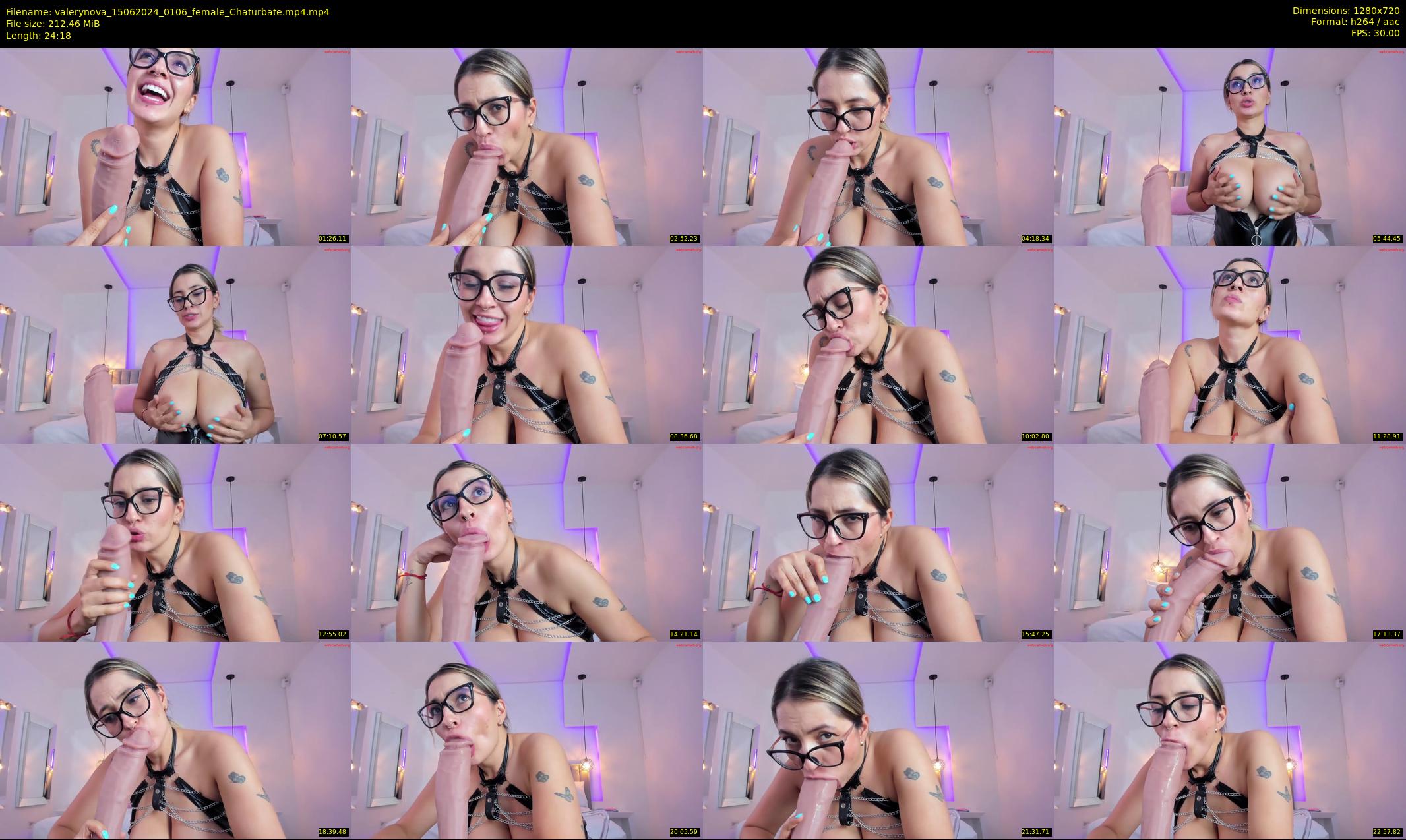 valerynova — 25 minute Chaturbate female cam show recording, 720p, Jun 15, 2024
