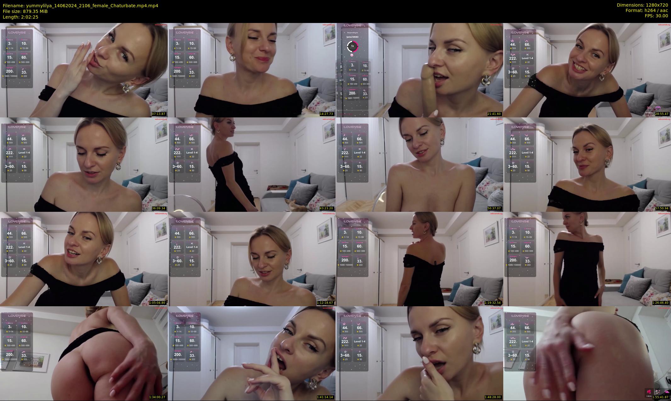 yummylilya — 123 minute Chaturbate female cam show recording, 720p, Jun 14, 2024