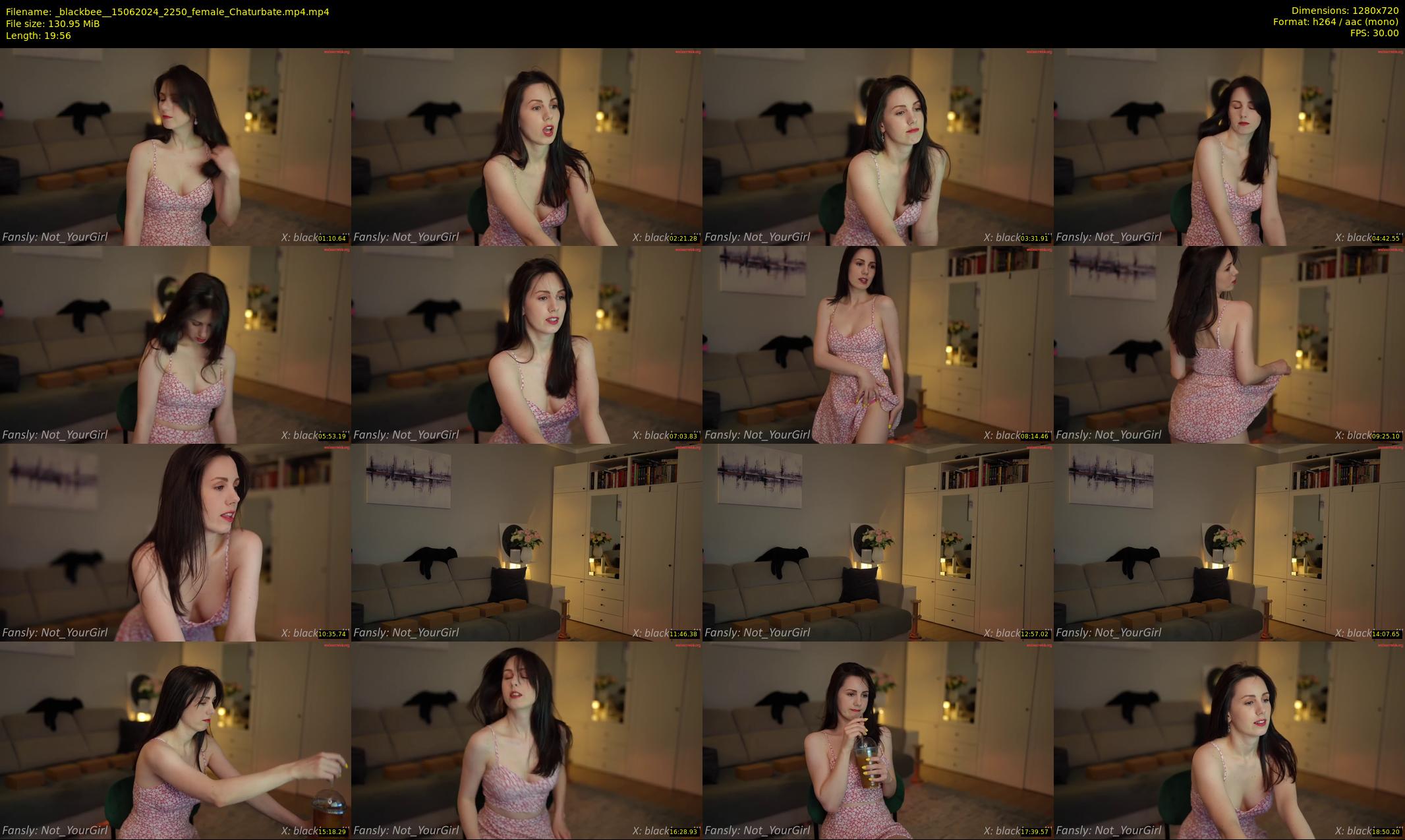 _blackbee_ — 20 minute Chaturbate female cam show recording, 720p, Jun 15, 2024